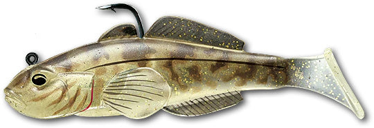 LIVETARGET Goby Paddle Tail Swimbait 3 pack - TACKLE WAREHOUSE AMERICA​