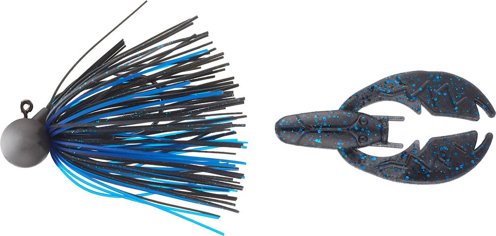Keitech Tungsten Model II Football Jig & NetBait Tiny Paca Chunk Combo - TACKLE WAREHOUSE AMERICA​