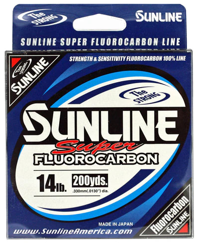 Sunline Super Fluorocarbon 200 Yards - TACKLE WAREHOUSE AMERICA​