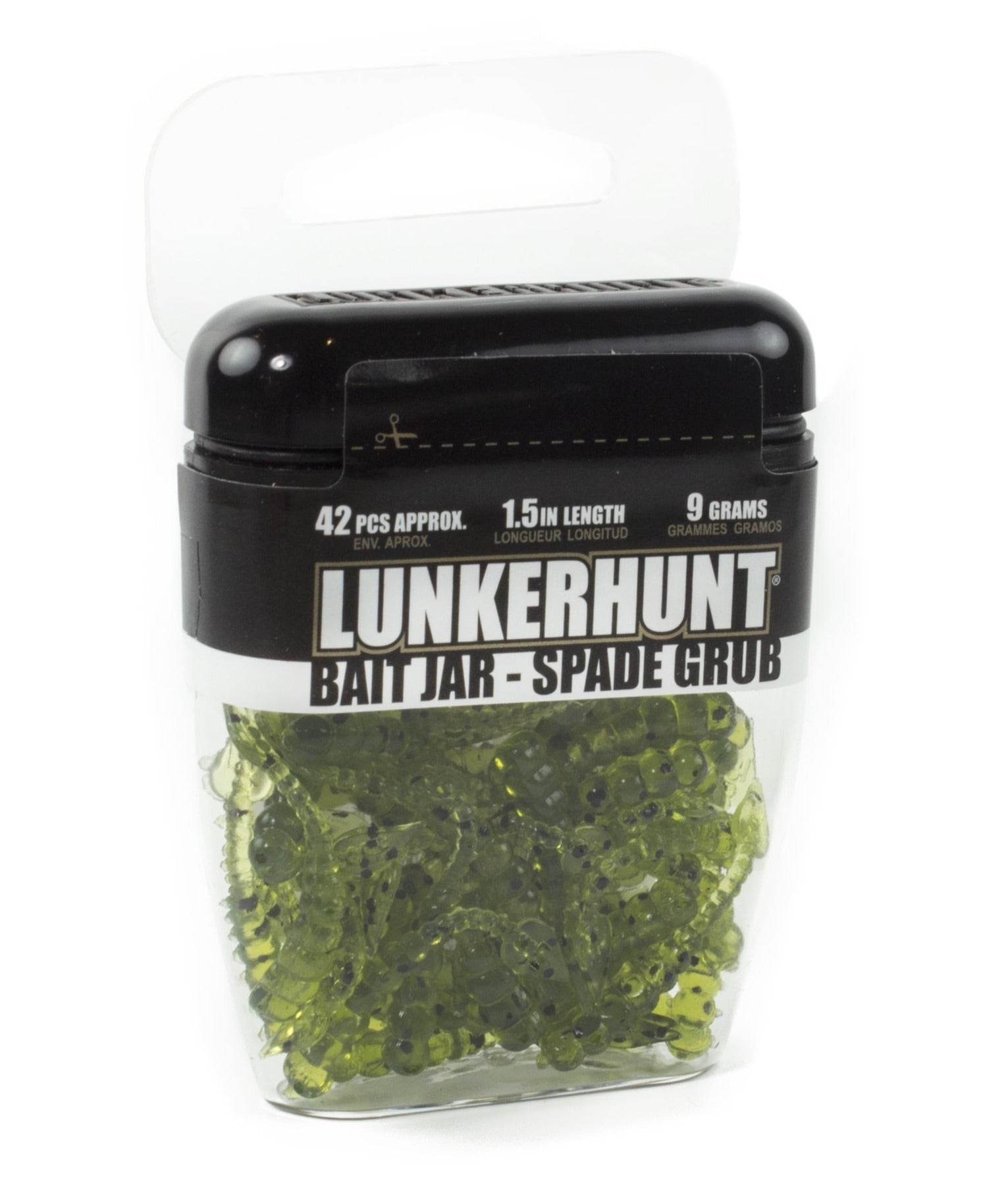 Lunkerhunt Spade Grub Bait Jar 1/3 oz. - TACKLE WAREHOUSE AMERICA​