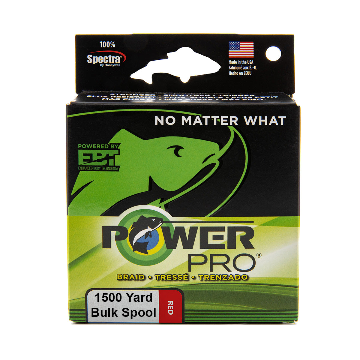 Power Pro Spectra Vermillion Red Braided Line 1500 yard Bulk Spool - TACKLE WAREHOUSE AMERICA​