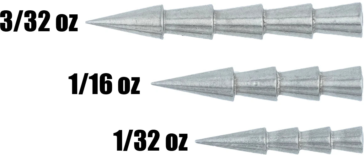 Departure Outdoors Tungsten Nail Weights - 5 Pack - TACKLE WAREHOUSE AMERICA​