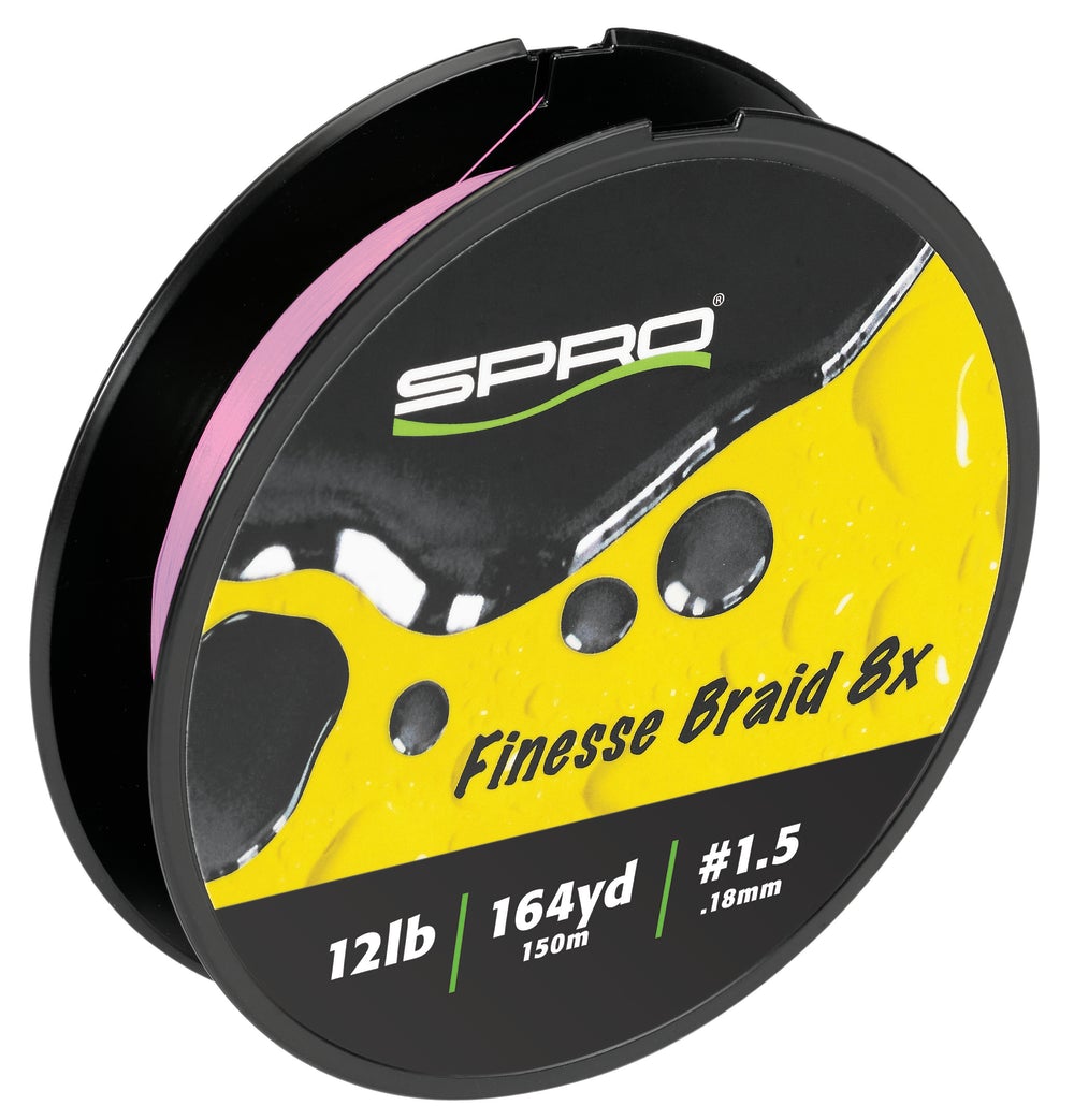 SPRO Finesse Braid 8x Flash Pink 164 Yards - TACKLE WAREHOUSE AMERICA​