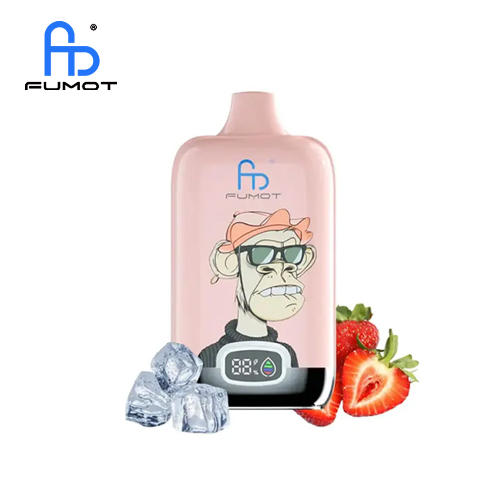 Fumot Digital Box 12k Puffs Disposable Vape Strawberry Ice Flavor