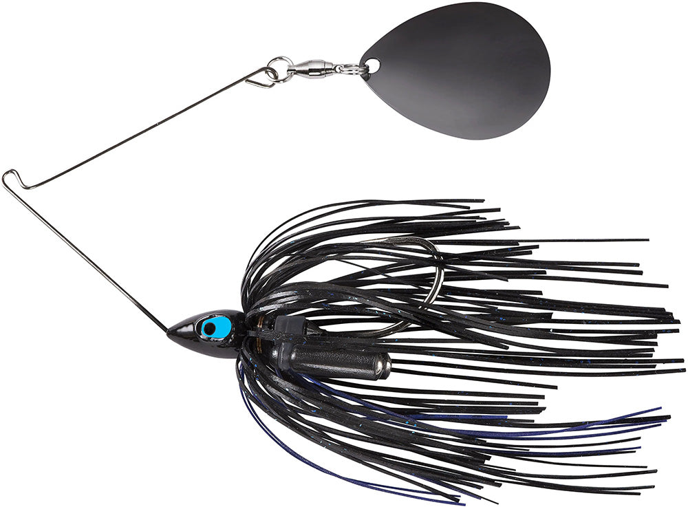 War Eagle Painted Head Night Time Single Colorado Spinnerbait - 1/2 oz - TACKLE WAREHOUSE AMERICA​