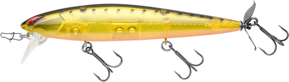 Nories Laydown Minnow Wake Prop Plus Topwater Walker/Prop Bait - 4.5 Inch - TACKLE WAREHOUSE AMERICA​