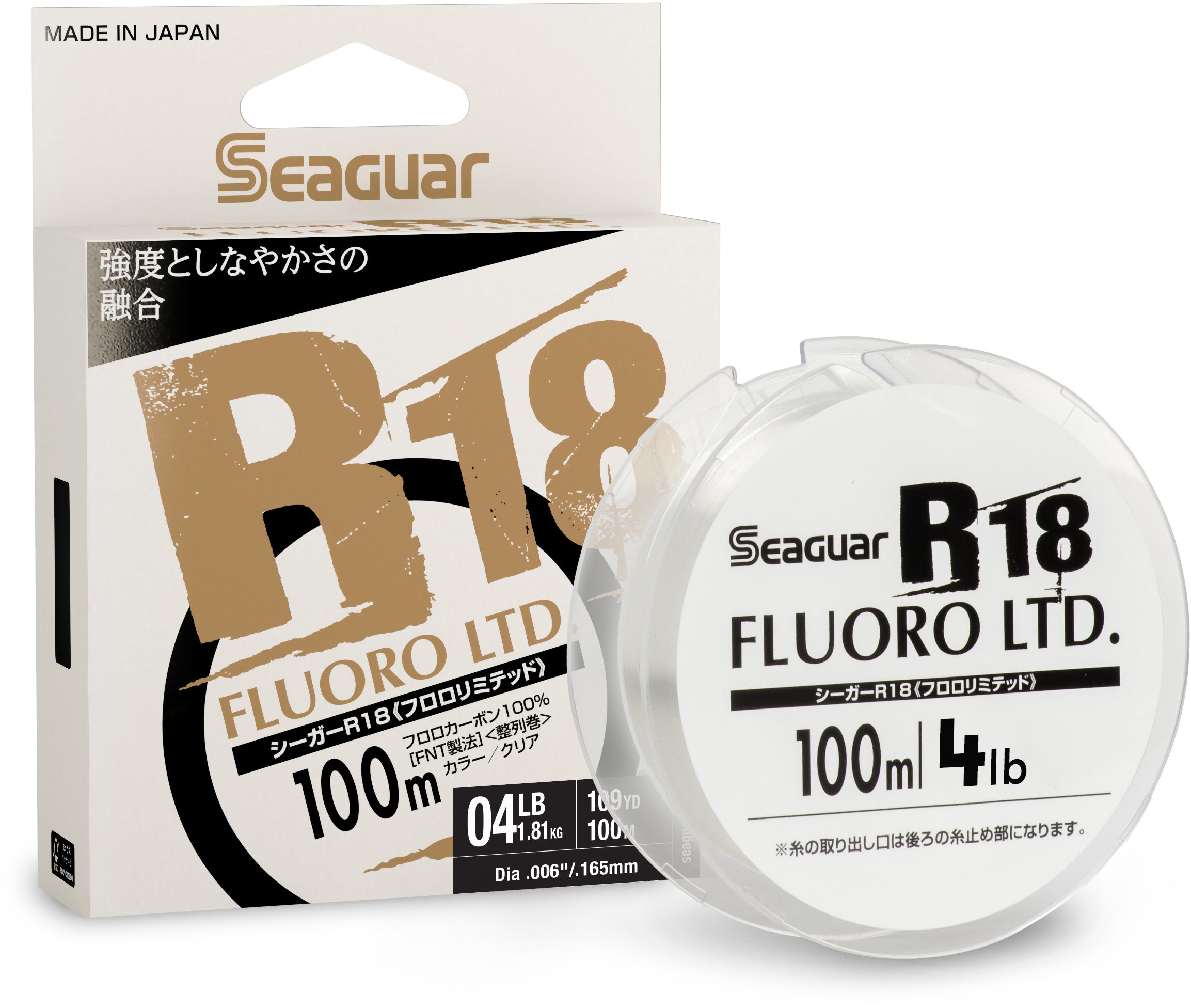 Seaguar JDM R18 Fluoro - 109 Yard Spool - TACKLE WAREHOUSE AMERICA​
