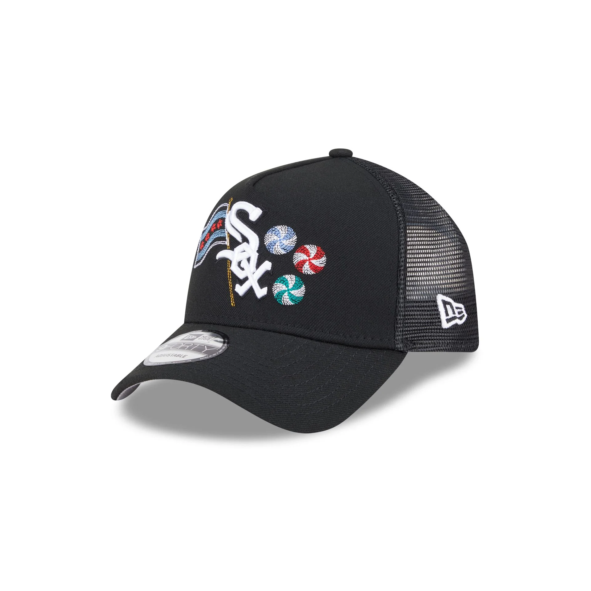 Chicago White Sox State Stitch 9FORTY A-Frame Trucker Hat