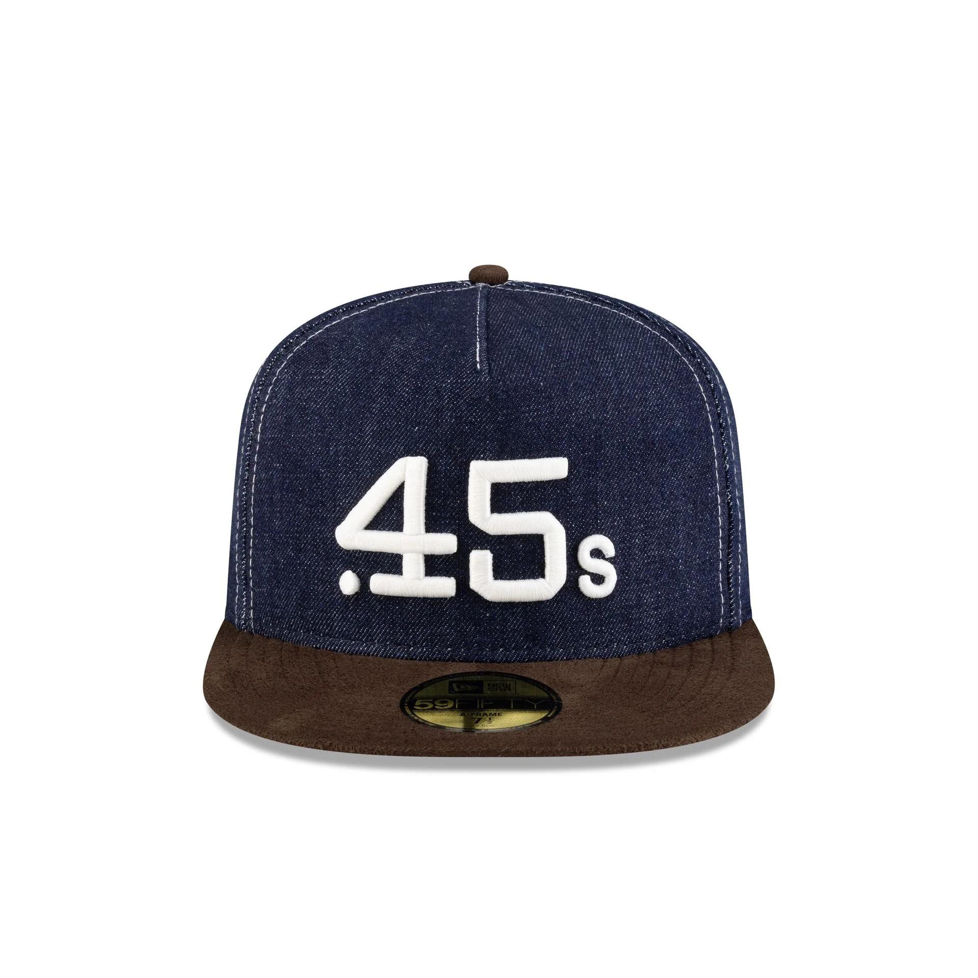 Houston Colts Houston Pack Denim 59FIFTY A-Frame Fitted Hat