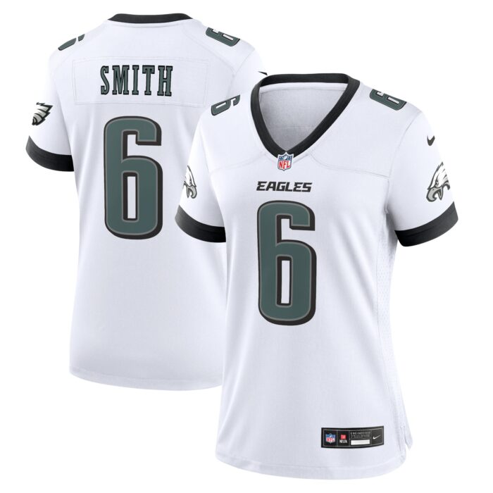 Men’s Philadelphia Eagles DeVonta Smith Nike White Game Jersey