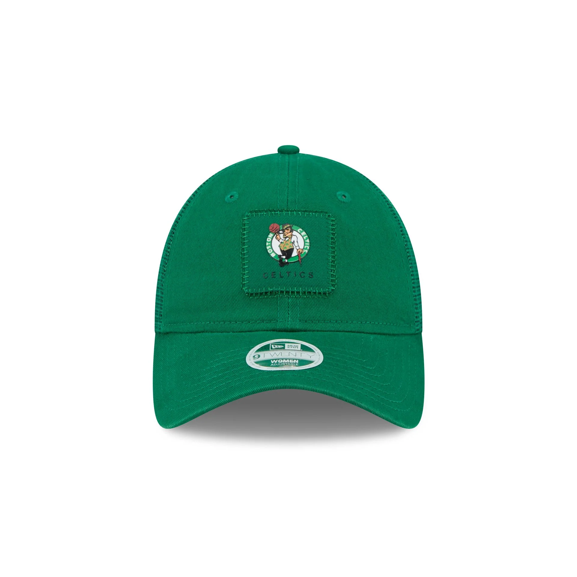 Boston Celtics Women's Square Stitch 9TWENTY Trucker Hat