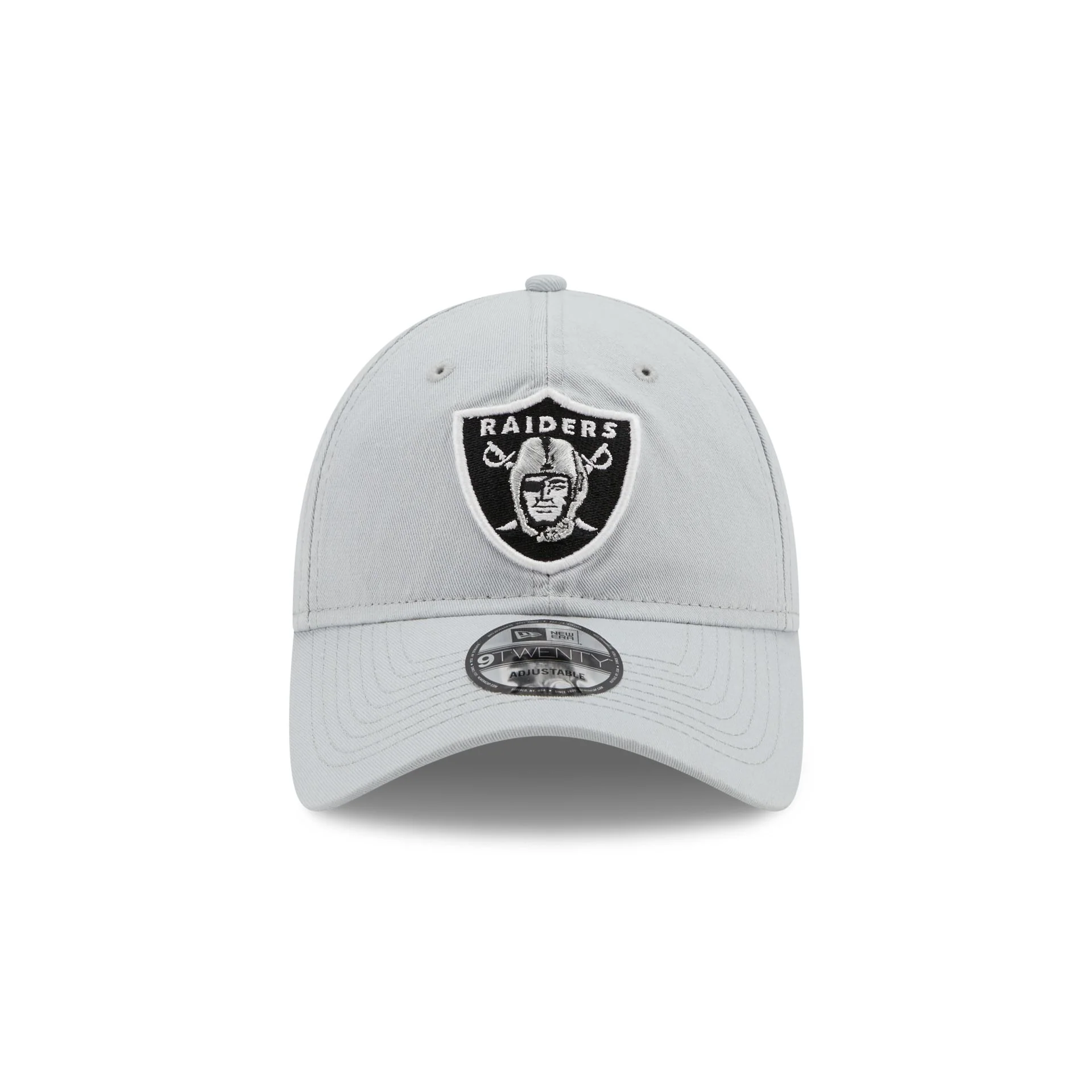 Las Vegas Raiders Core Classic Gray 9TWENTY Adjustable Hat