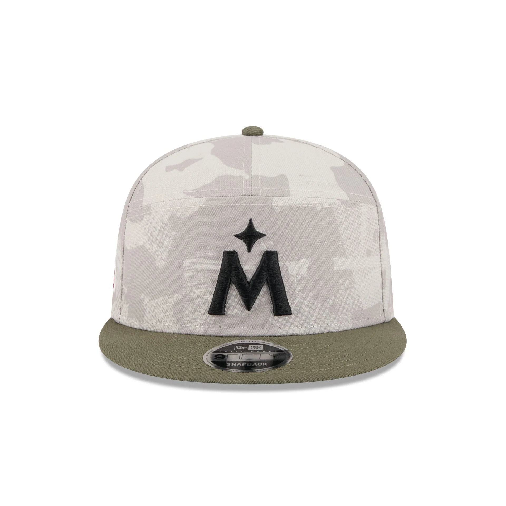 Minnesota Twins Armed Forces Day 2025 Split Panel 9FIFTY Snapback Hat