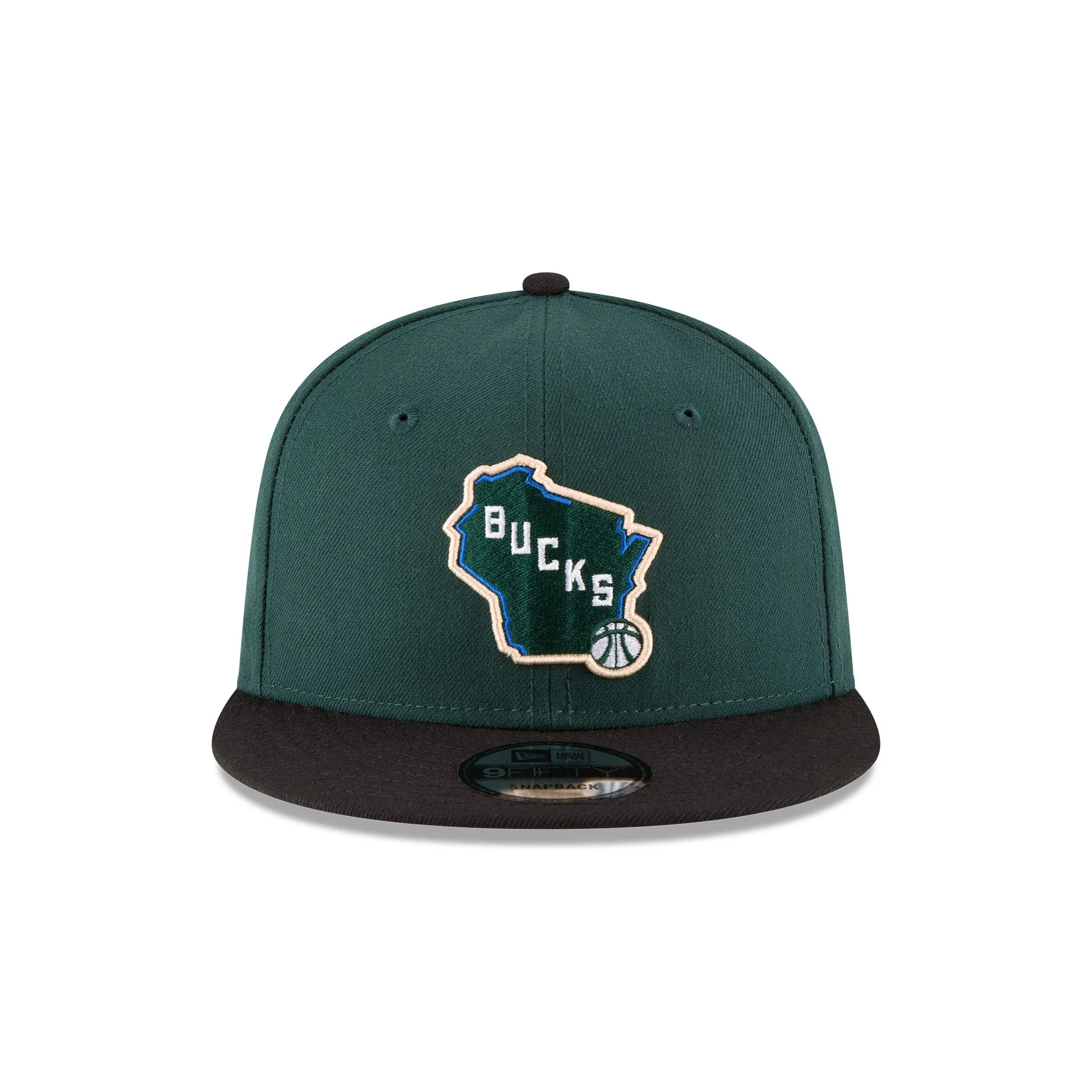 Milwaukee Bucks Basic Two Tone 9FIFTY Snapback Hat