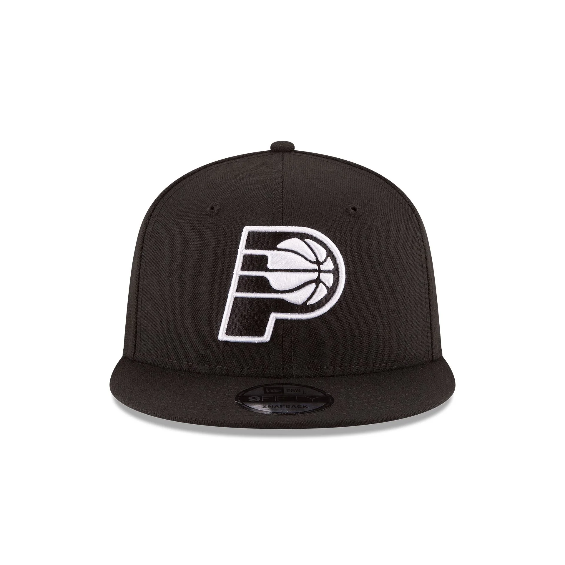 Indiana Pacers Basic Black & White 9FIFTY Snapback Hat