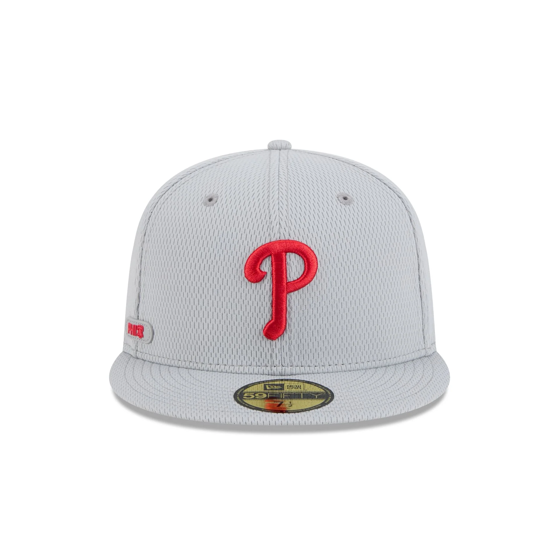 Philadelphia Phillies 2025 Clubhouse Gray 59FIFTY Fitted Hat