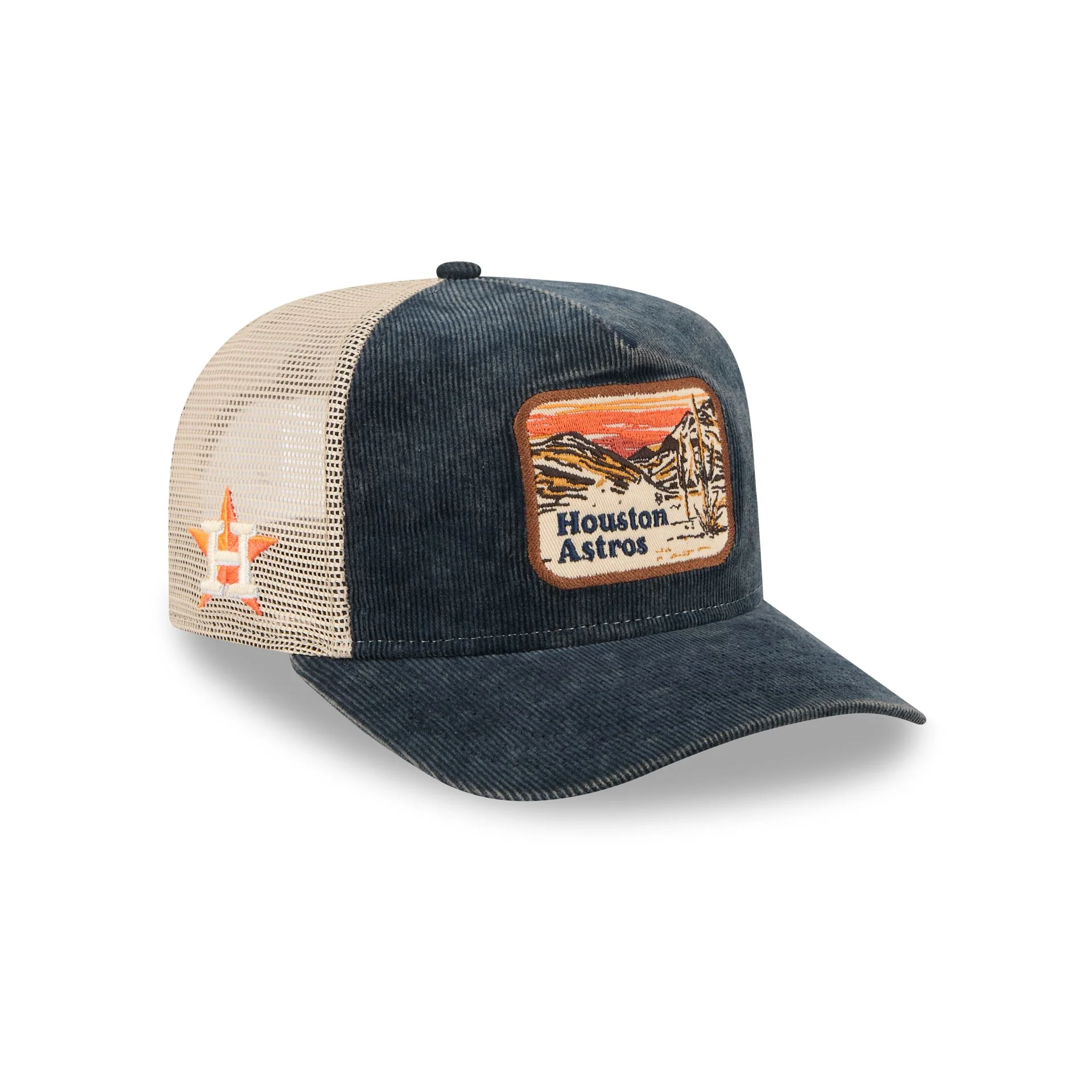 Houston Astros Vintage Landscape 9FIFTY A-Frame Trucker Hat