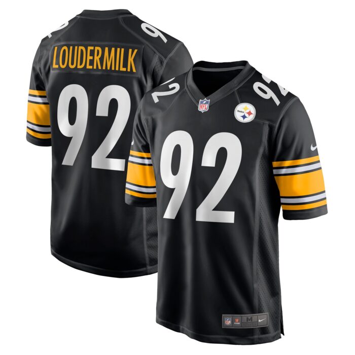 Men’s Pittsburgh Steelers Isaiahh Loudermilk Nike Black Game Jersey