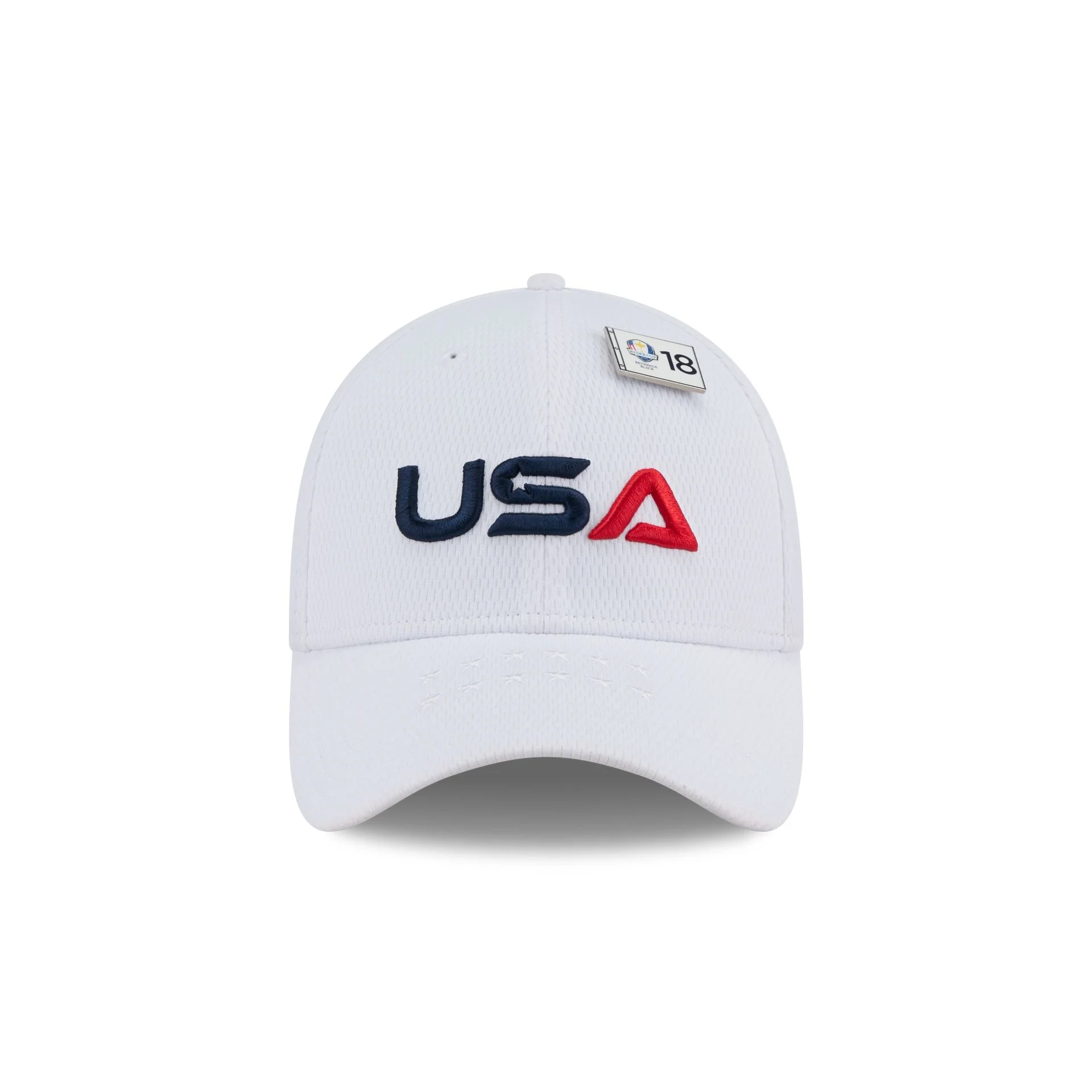 2025 Ryder Cup Team USA White 39THIRTY Stretch Fit Hat