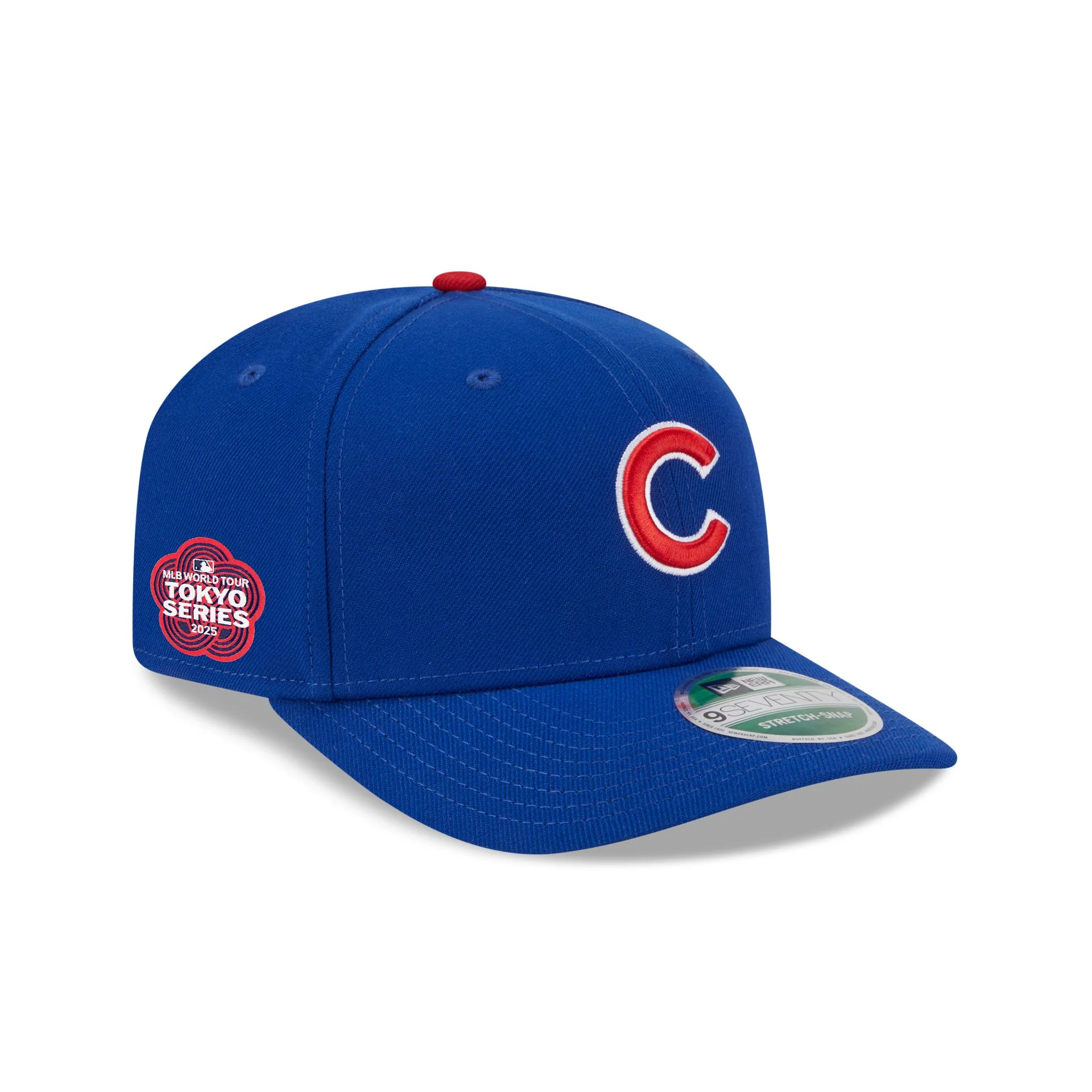 Chicago Cubs 2025 Tokyo Series Side Patch 9SEVENTY Stretch-Snap Hat