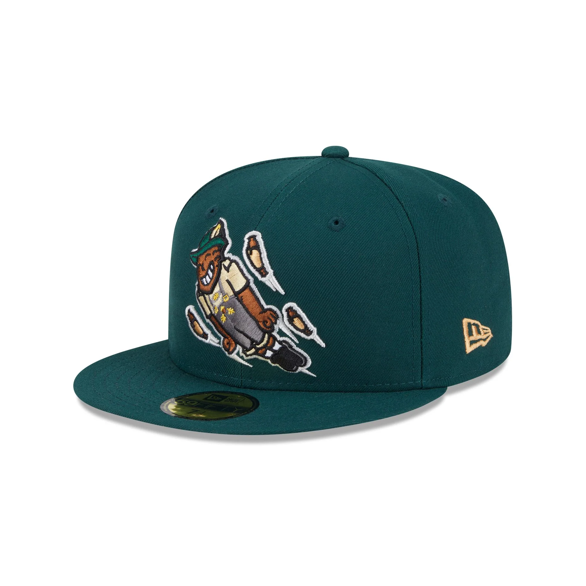 Wisconsin Timber Rattlers Theme Night Black 59FIFTY Fitted Hat