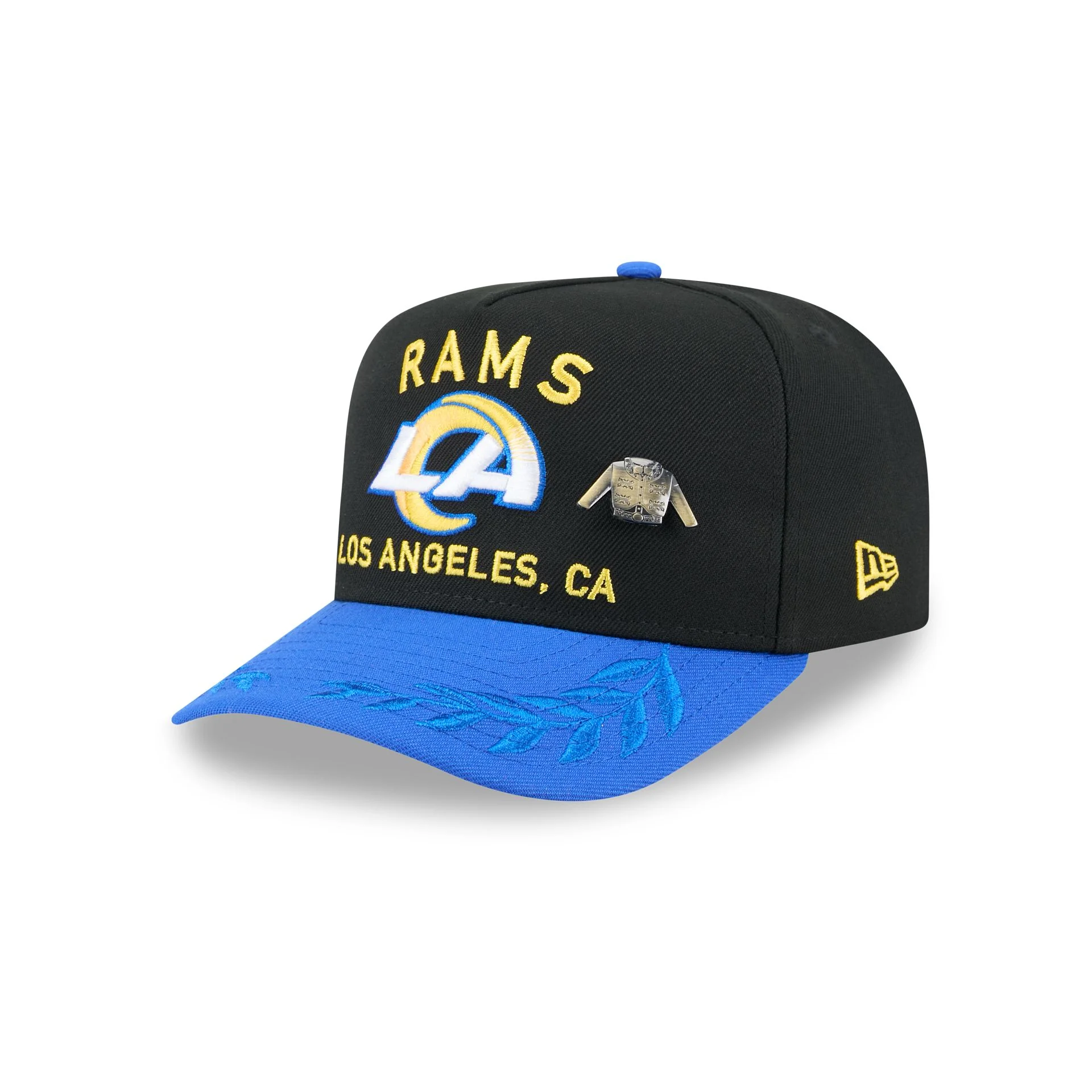 Los Angeles Rams 2025 Draft Black 59FIFTY A-Frame Fitted Hat