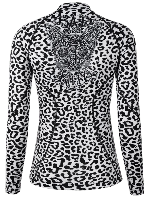 Kitty Women's Long Sleeve Base Layer White