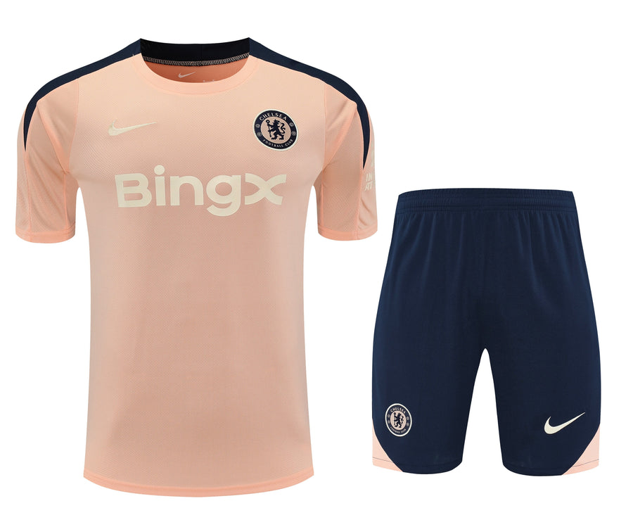 Kit Shirt + Shorts Chelsea Pink/Black Training 25/26