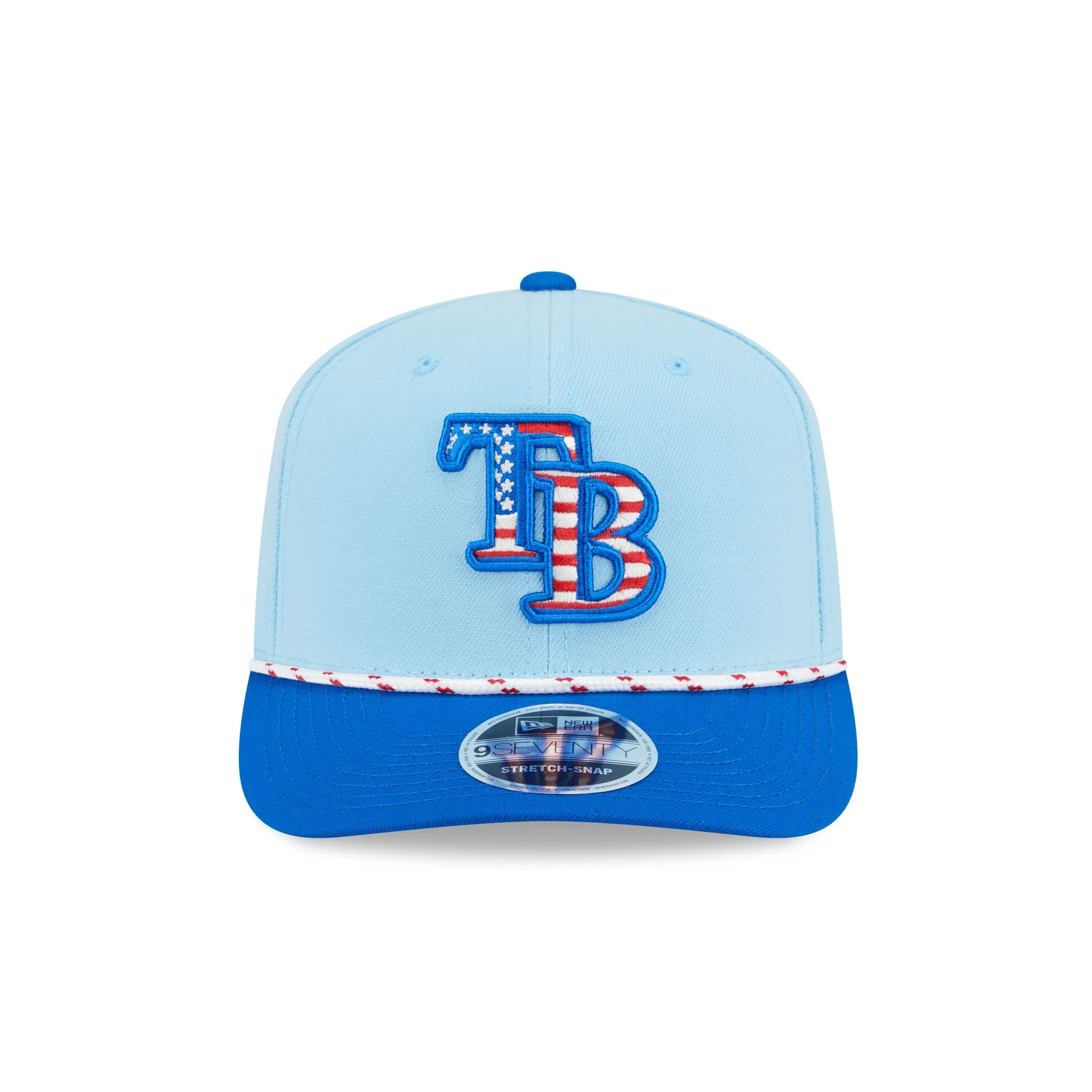 Tampa Bay Rays Independence Day 2025 9SEVENTY Stretch-Snap Hat
