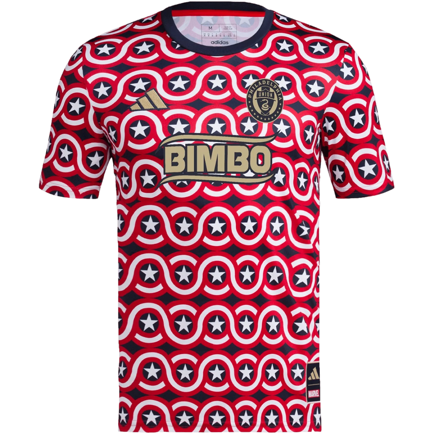 Adidas Philadelphia Union Captain America Pre-Match Jersey