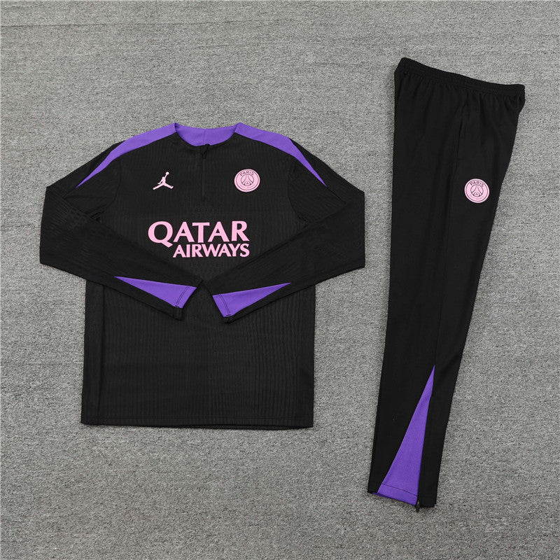 Tracksuit Paris Black/Purple Training 24/25