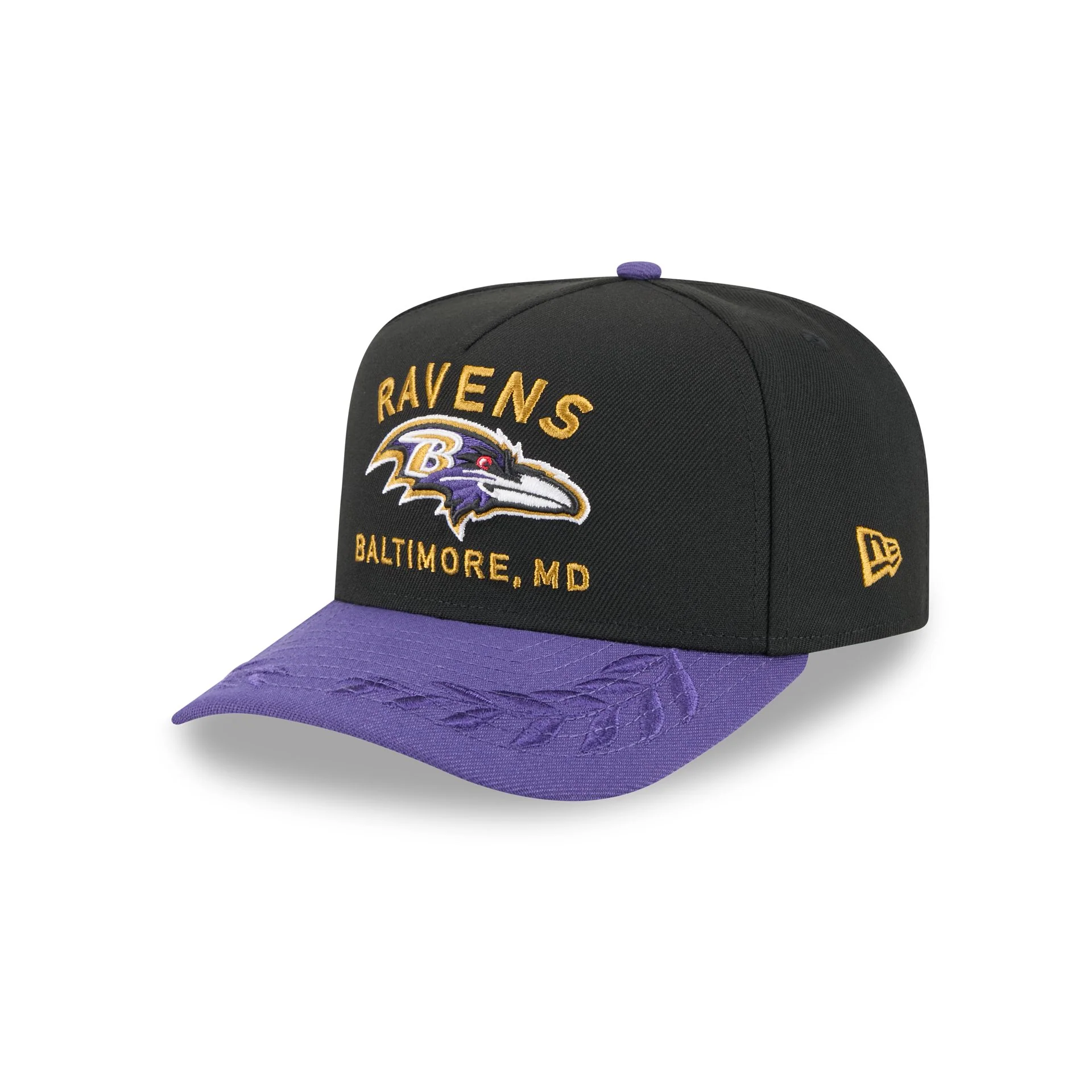 Baltimore Ravens 2025 Draft 9FIFTY A-Frame Snapback Hat