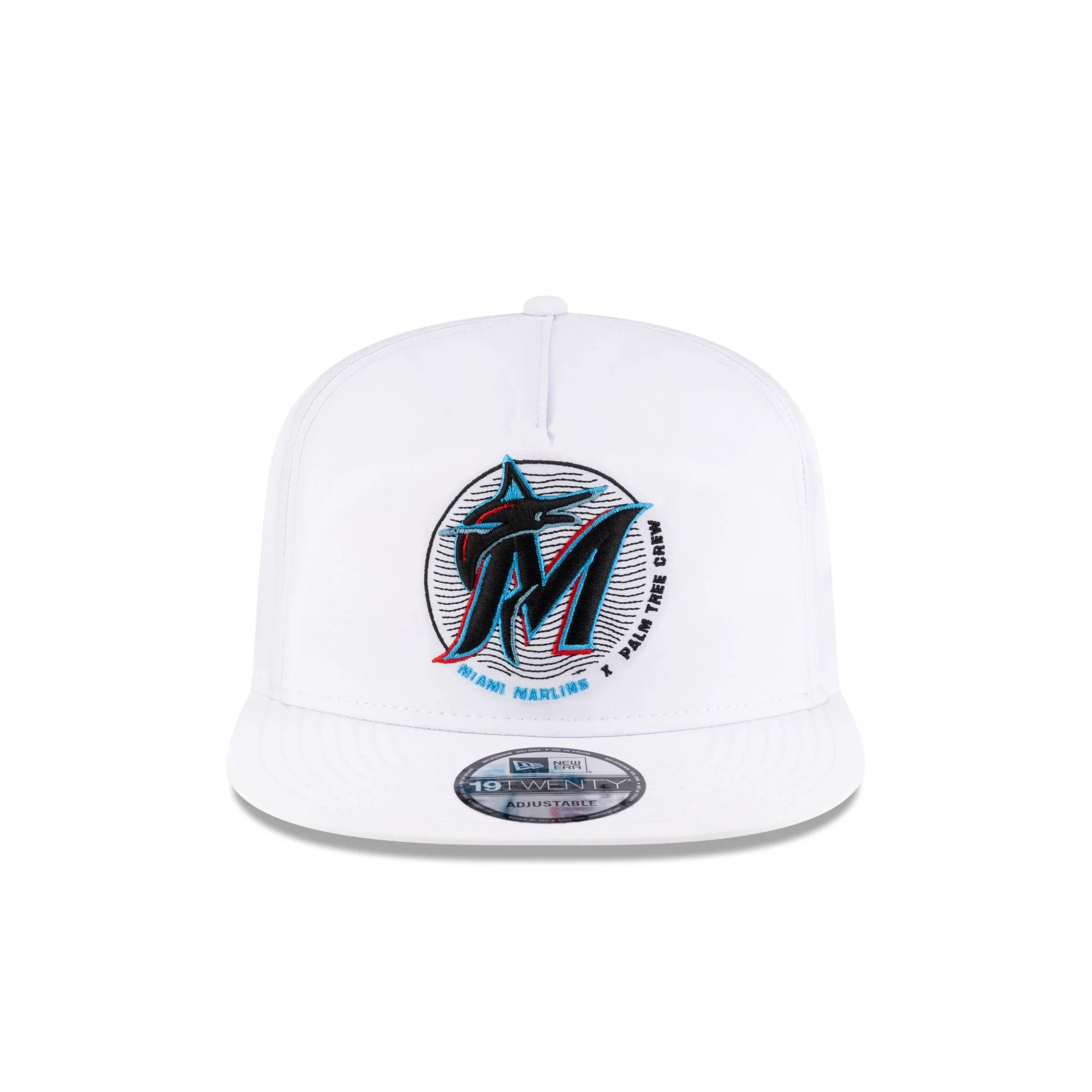 Palm Tree Crew x Miami Marlins Chrome White 19TWENTY Adjustable Hat