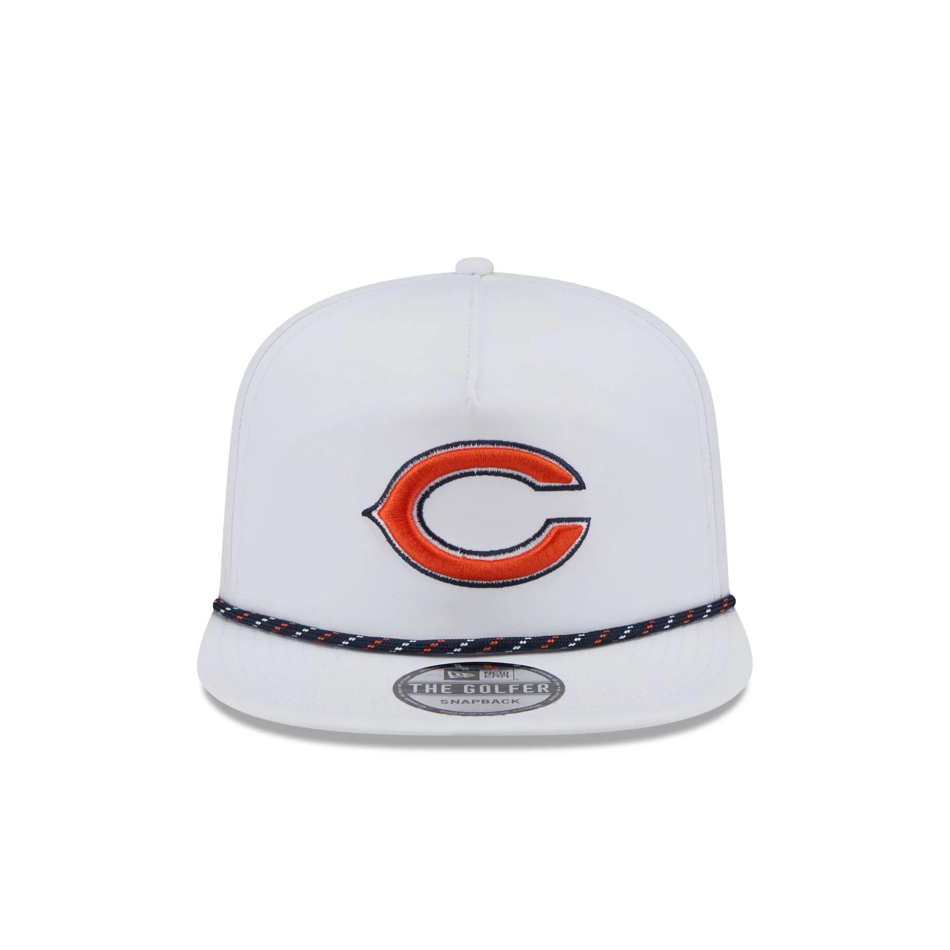 Chicago Bears Optic White Performance Rope Golfer Hat