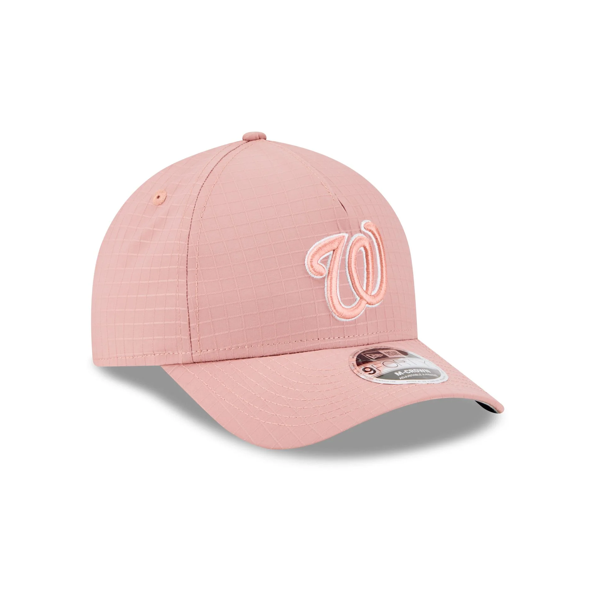 Washington Nationals Pink Ripstop 9FORTY M-Crown A-Frame Snapback Hat