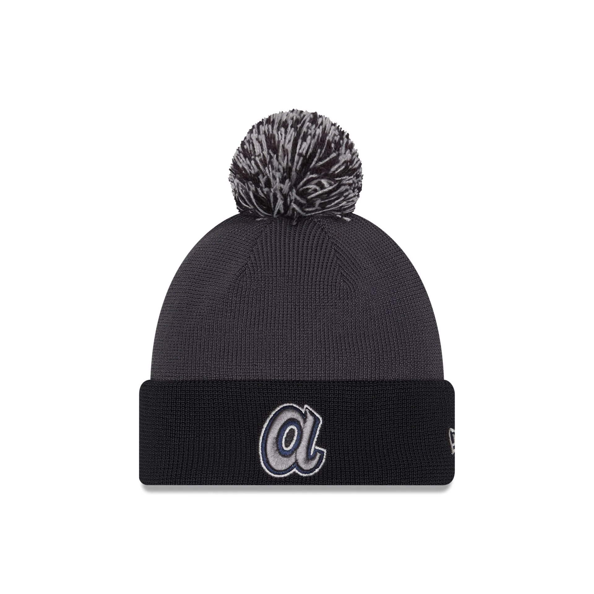 Atlanta Braves 2025 Batting Practice Pom Knit Hat