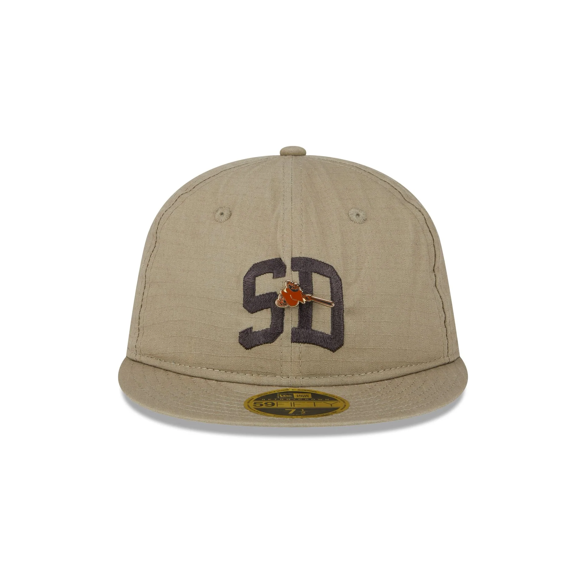 San Diego Padres Logo Pin Retro Crown 59FIFTY Fitted Hat