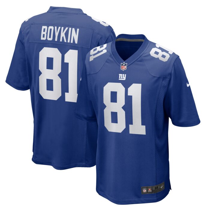 Men’s New York Giants Miles Boykin Nike Royal Team Game Jersey