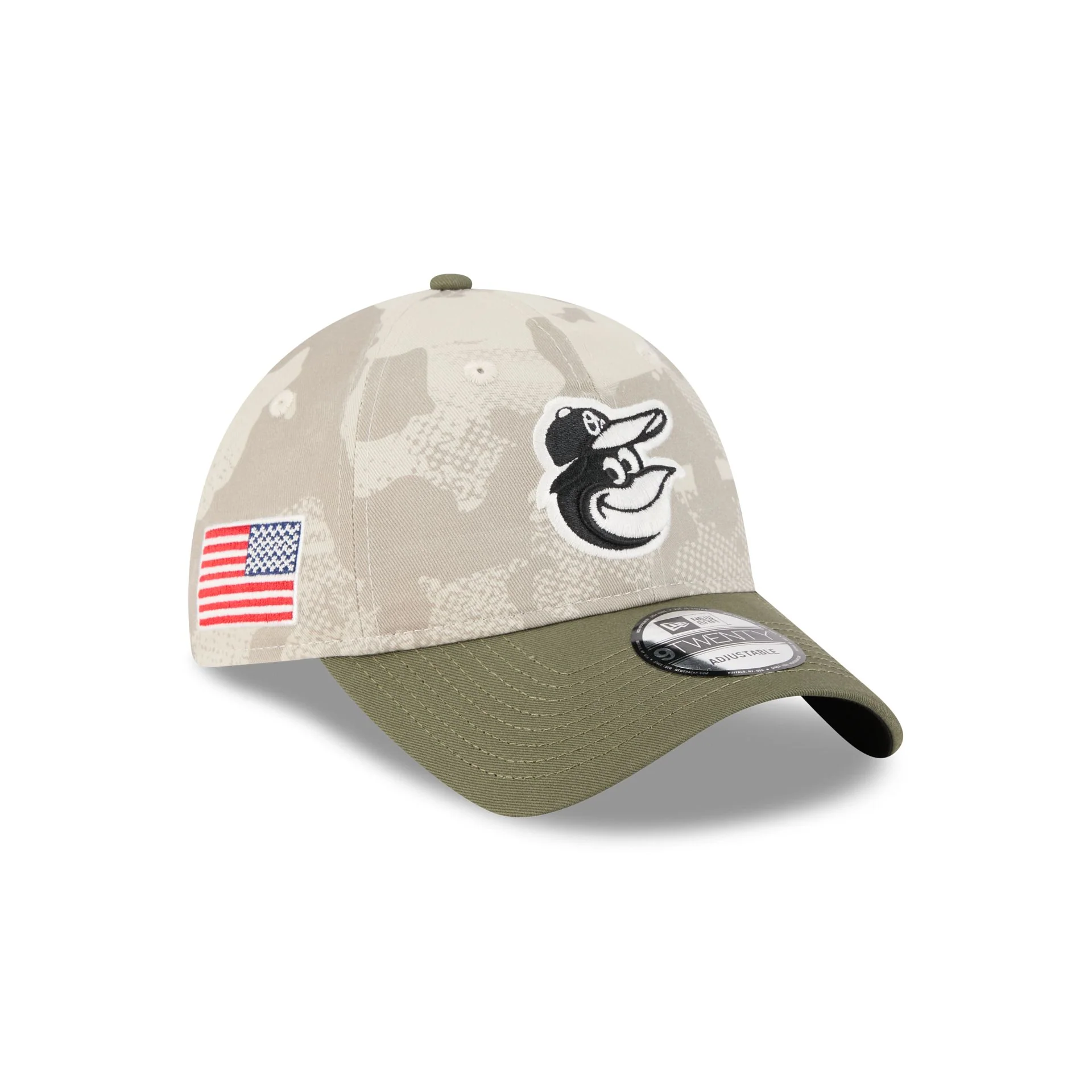 Baltimore Orioles Armed Forces Day 2025 9TWENTY Adjustable Hat