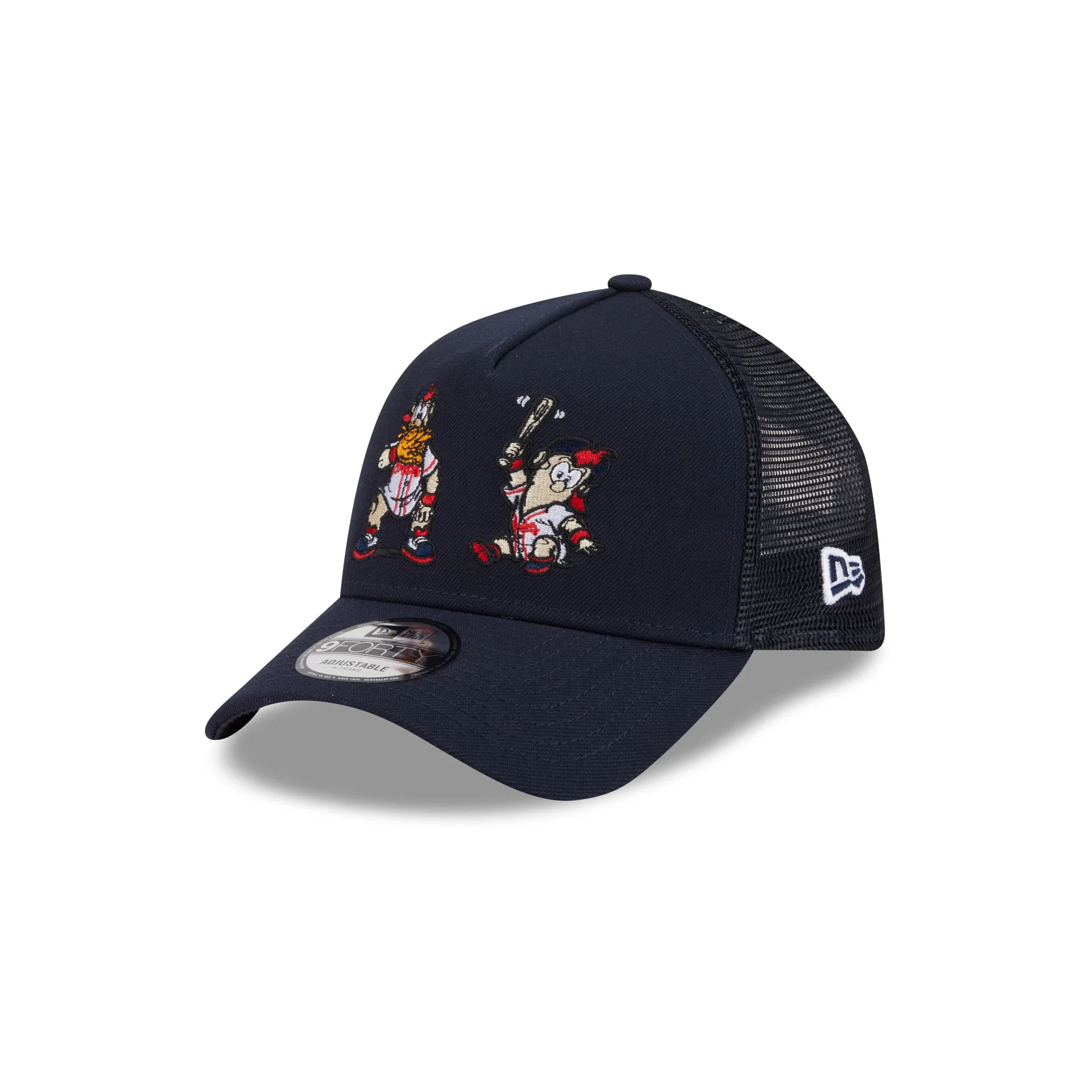 Atlanta Braves Generation Mascots 9FORTY A-Frame Trucker Hat