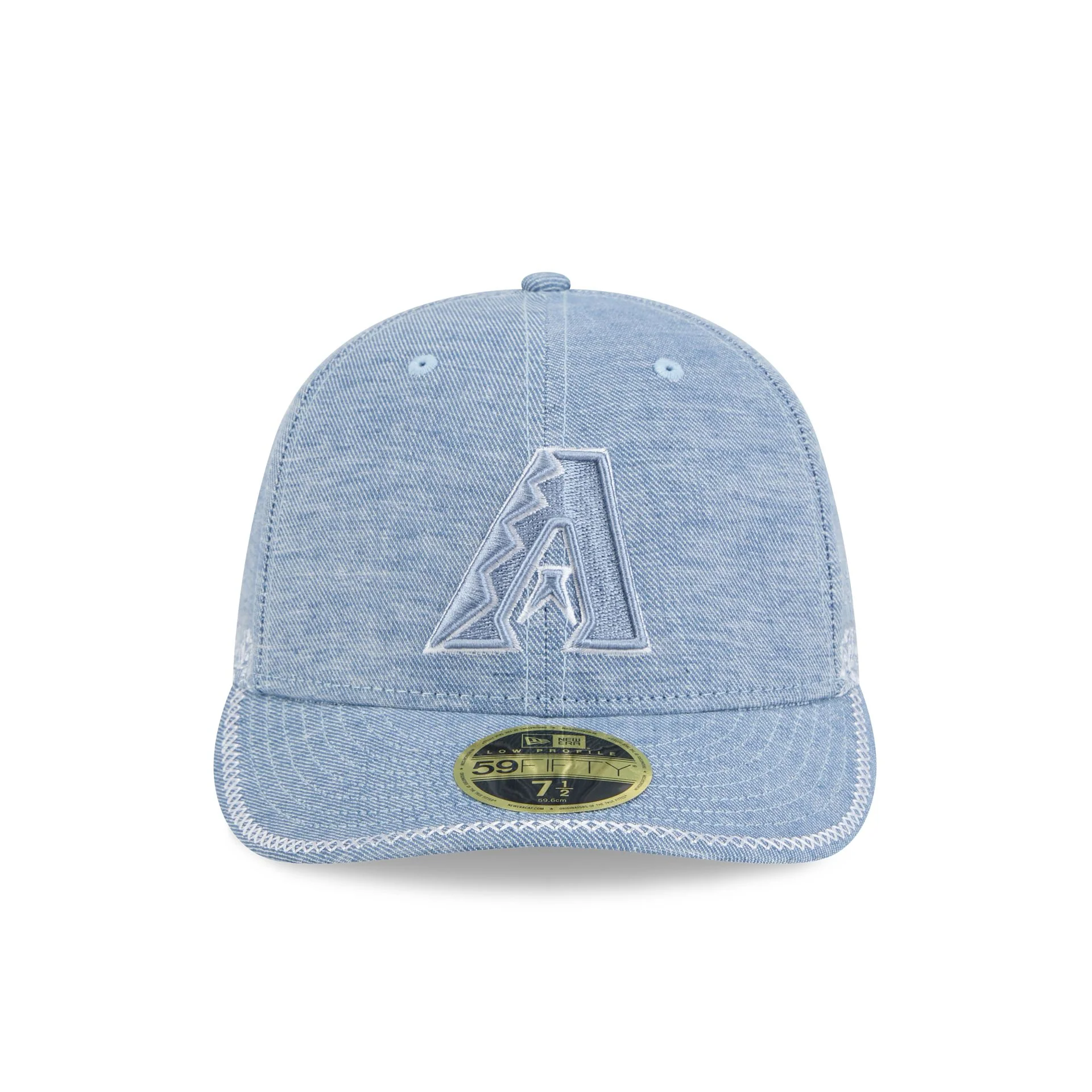 Arizona Diamondbacks Hand Stitched Chambray Low Profile 59FIFTY Fitted Hat