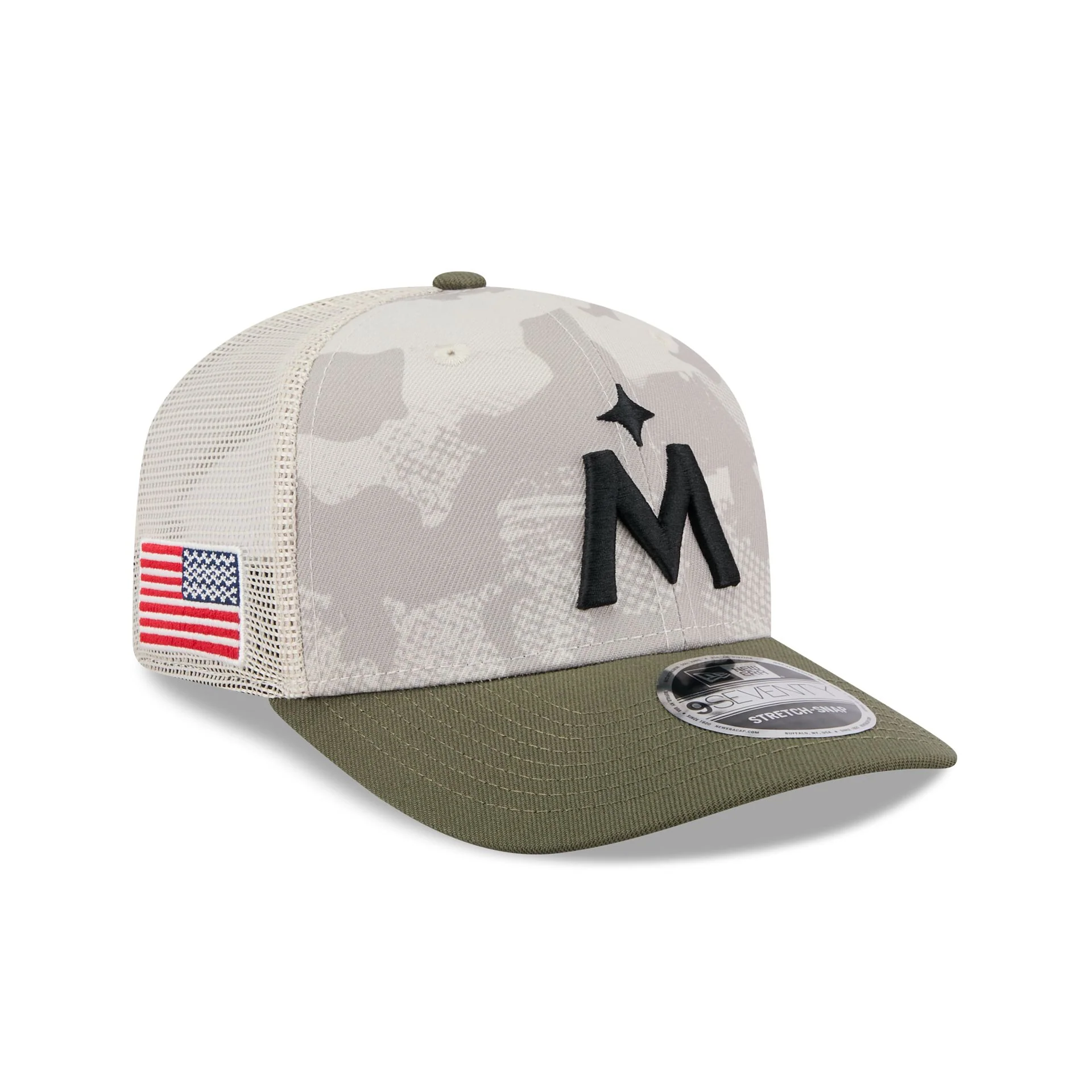Minnesota Twins Armed Forces Day 2025 9SEVENTY Trucker Hat