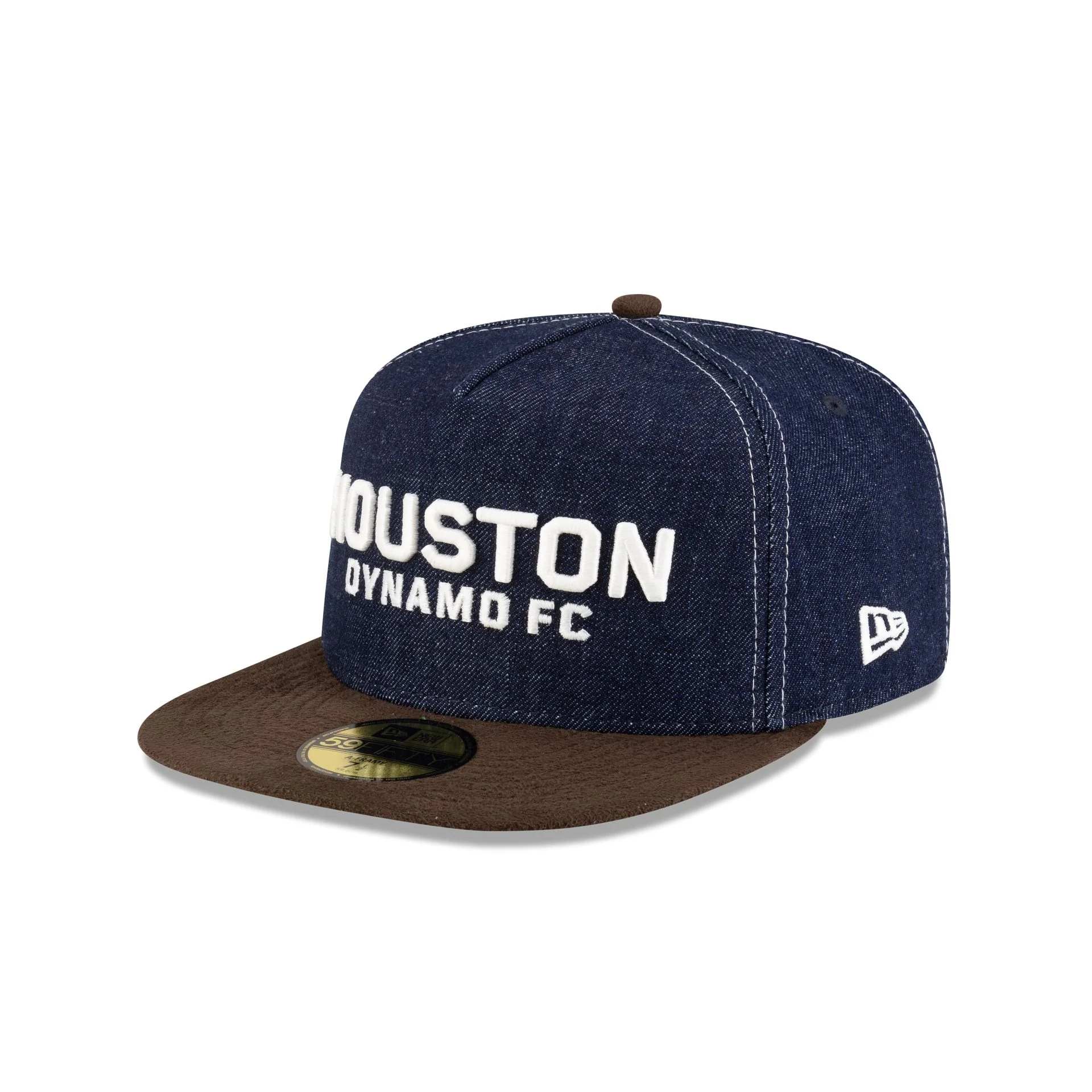 Houston Dynamo Houston Pack Denim 59FIFTY A-Frame Fitted Hat