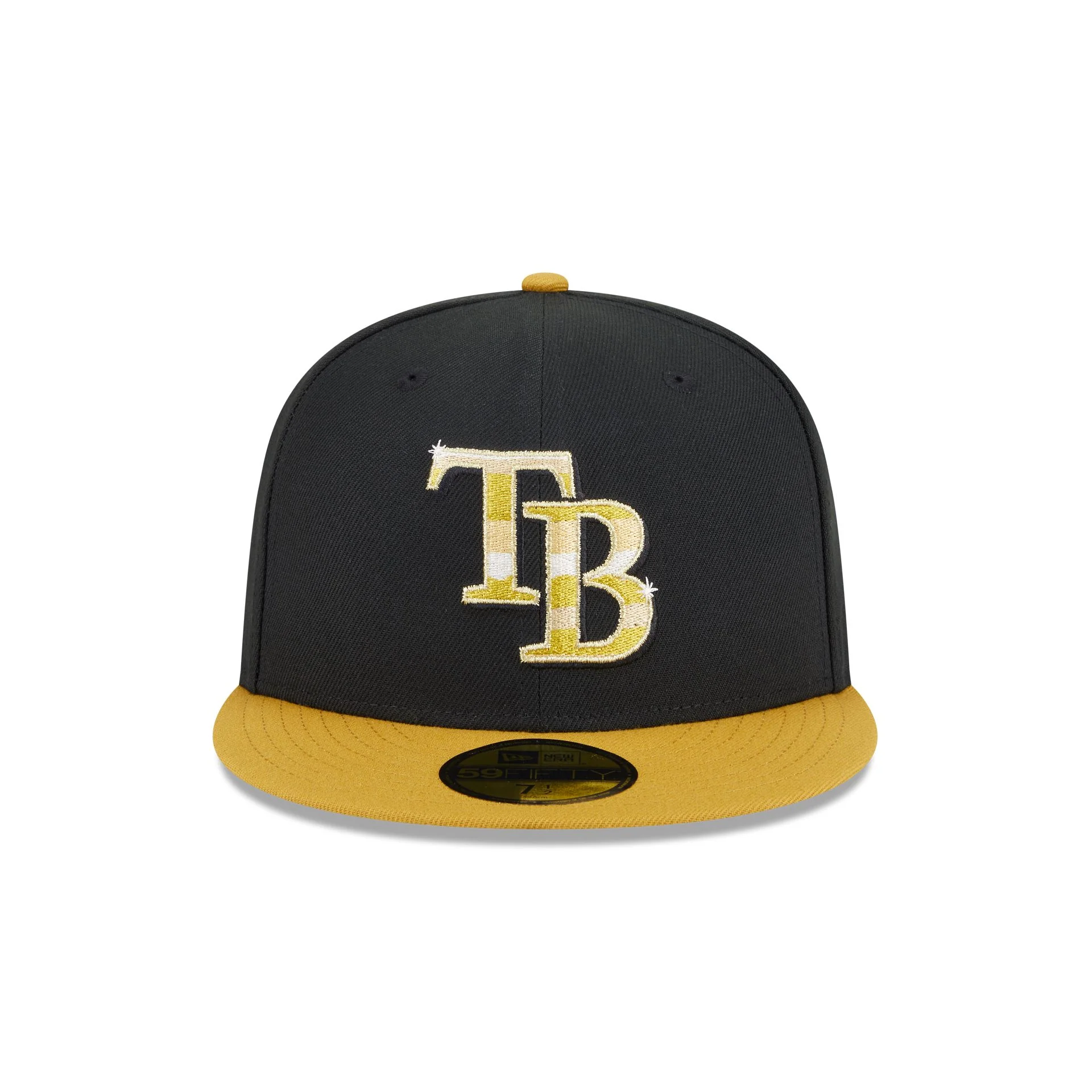 Tampa Bay Rays Metallic Gold Logo 59FIFTY Fitted Hat