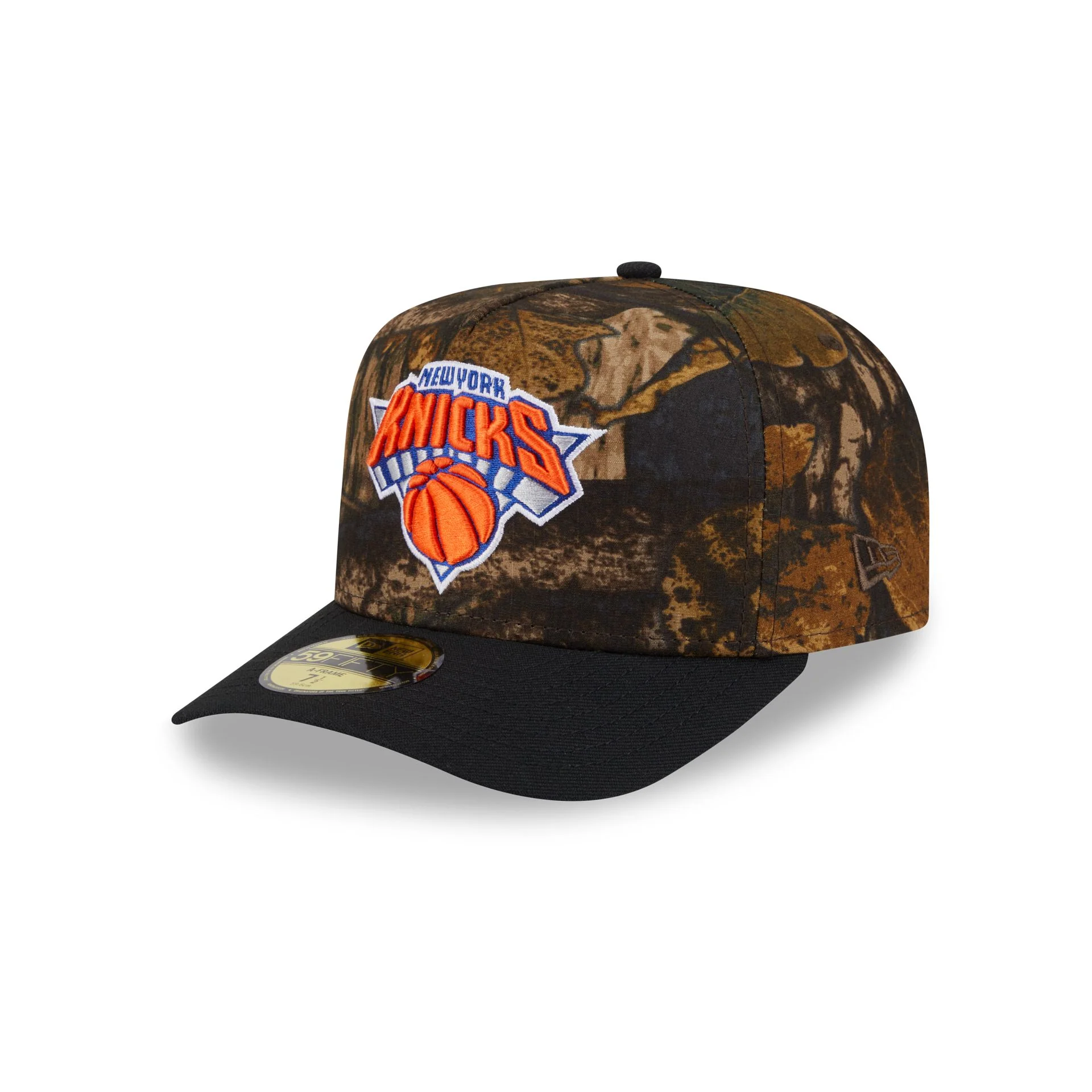 New York Knicks Ripstop Camo 59FIFTY A-Frame Fitted Hat