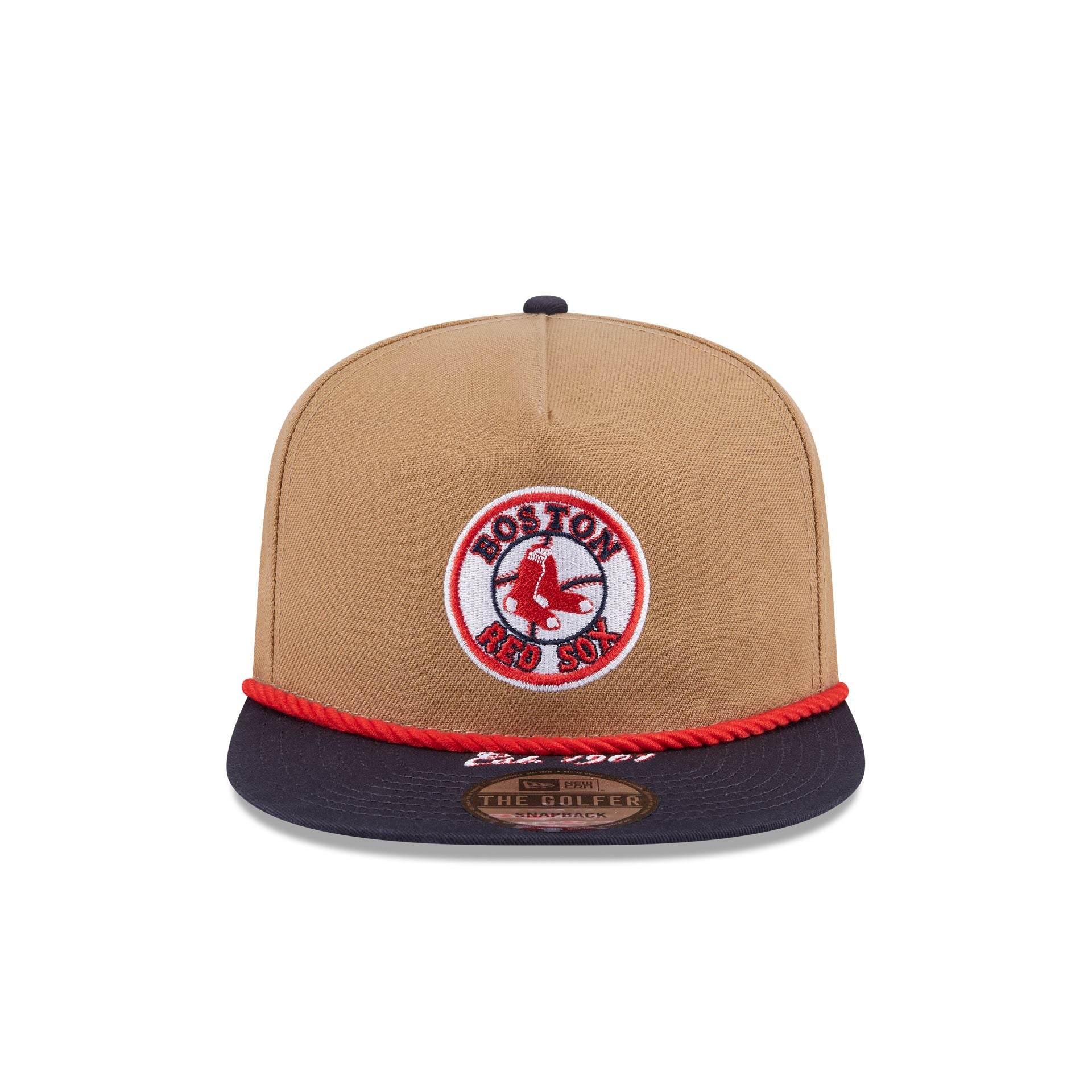 Boston Red Sox Khaki Rope Golfer Hat