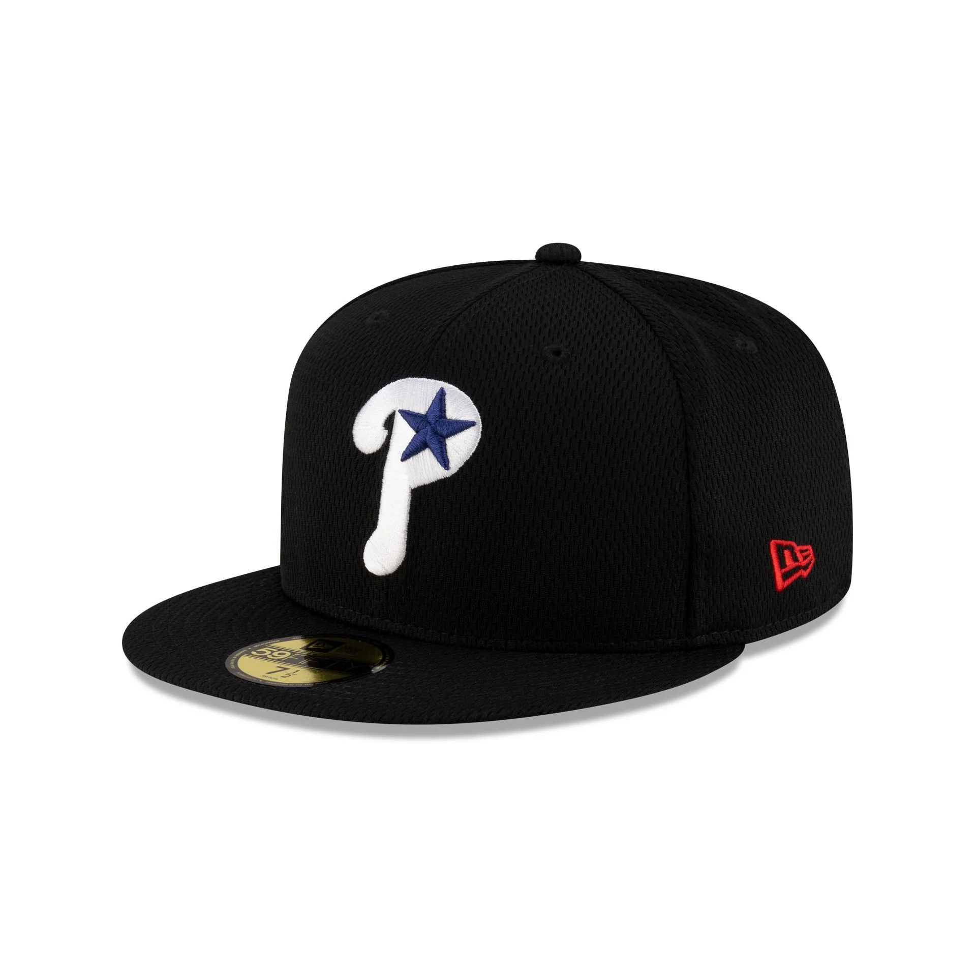 Philadelphia Phillies 2025 Clubhouse Alt Black 59FIFTY Fitted Hat