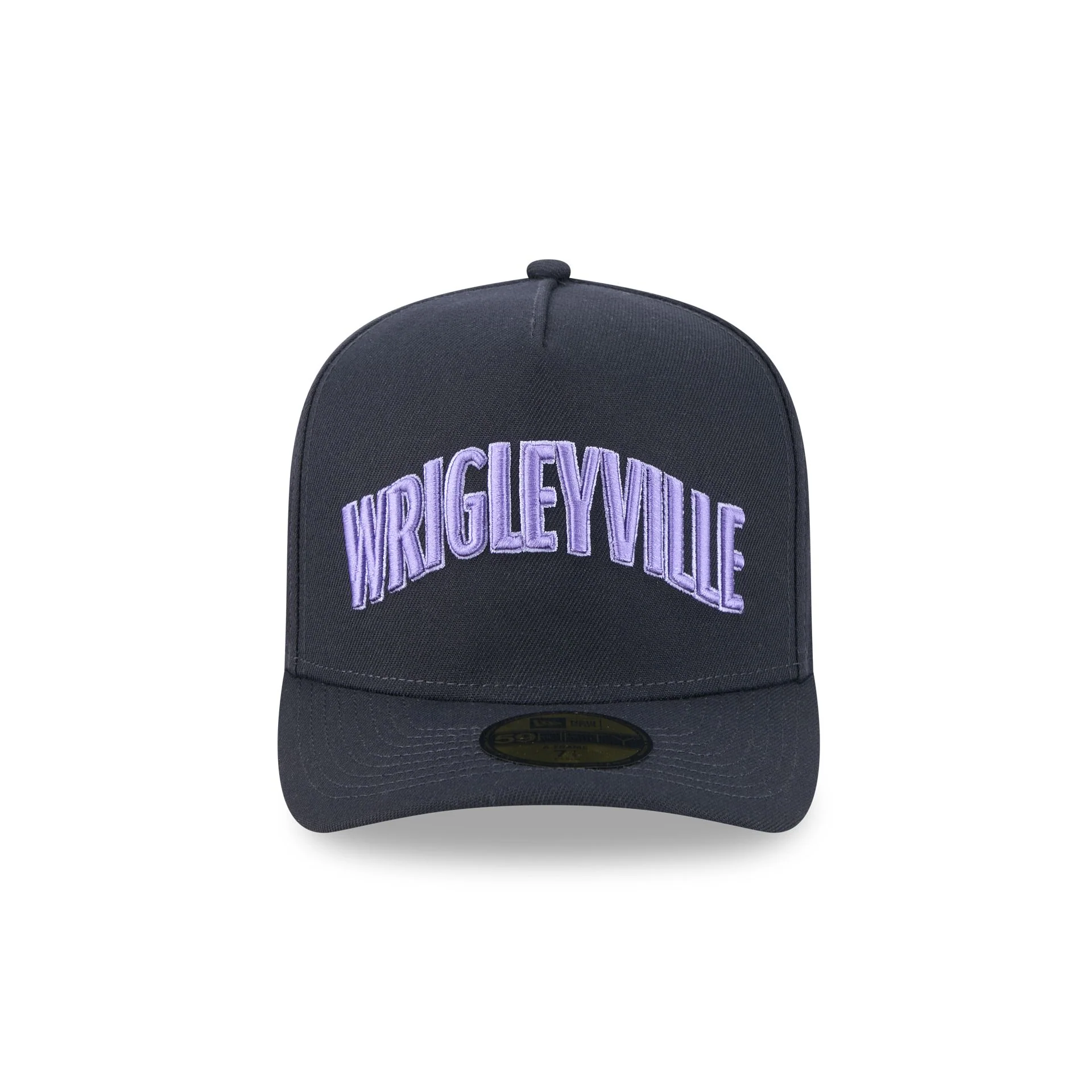 Chicago Cubs Navy Lavender 59FIFTY A-Frame Fitted Hat