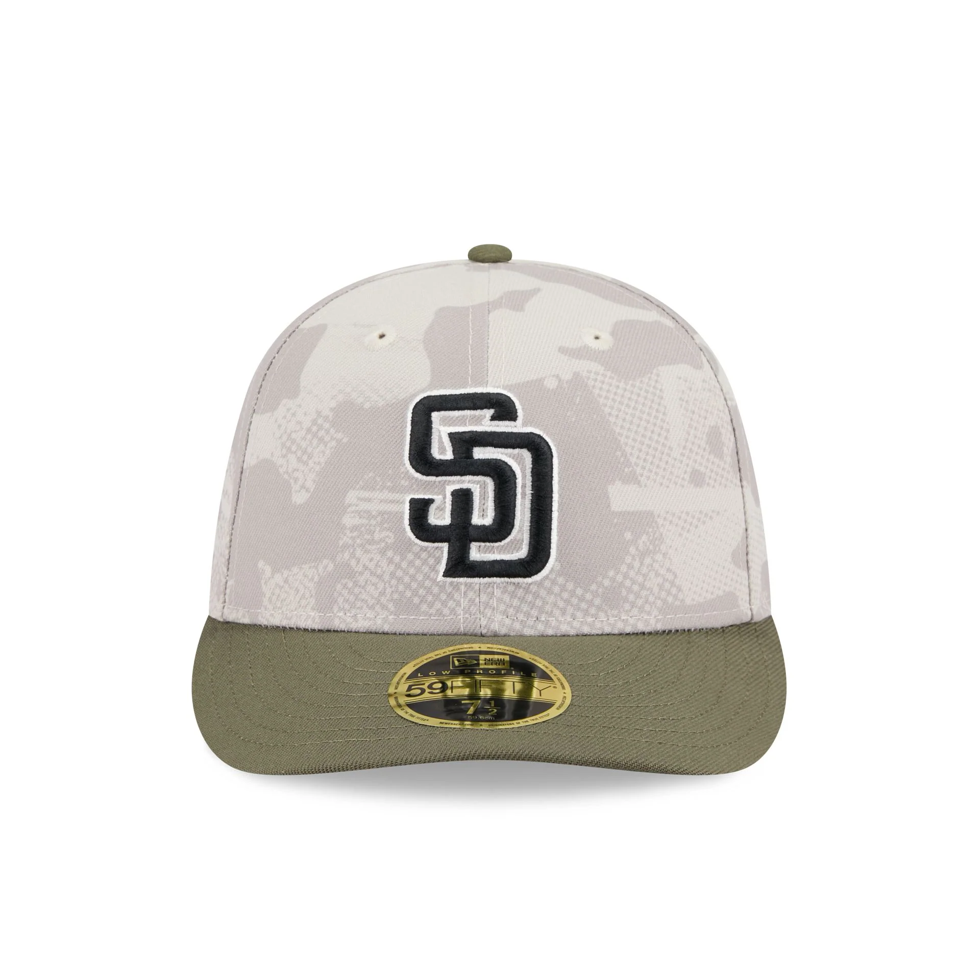 San Diego Padres Armed Forces Day 2025 Low Profile 59FIFTY Fitted Hat