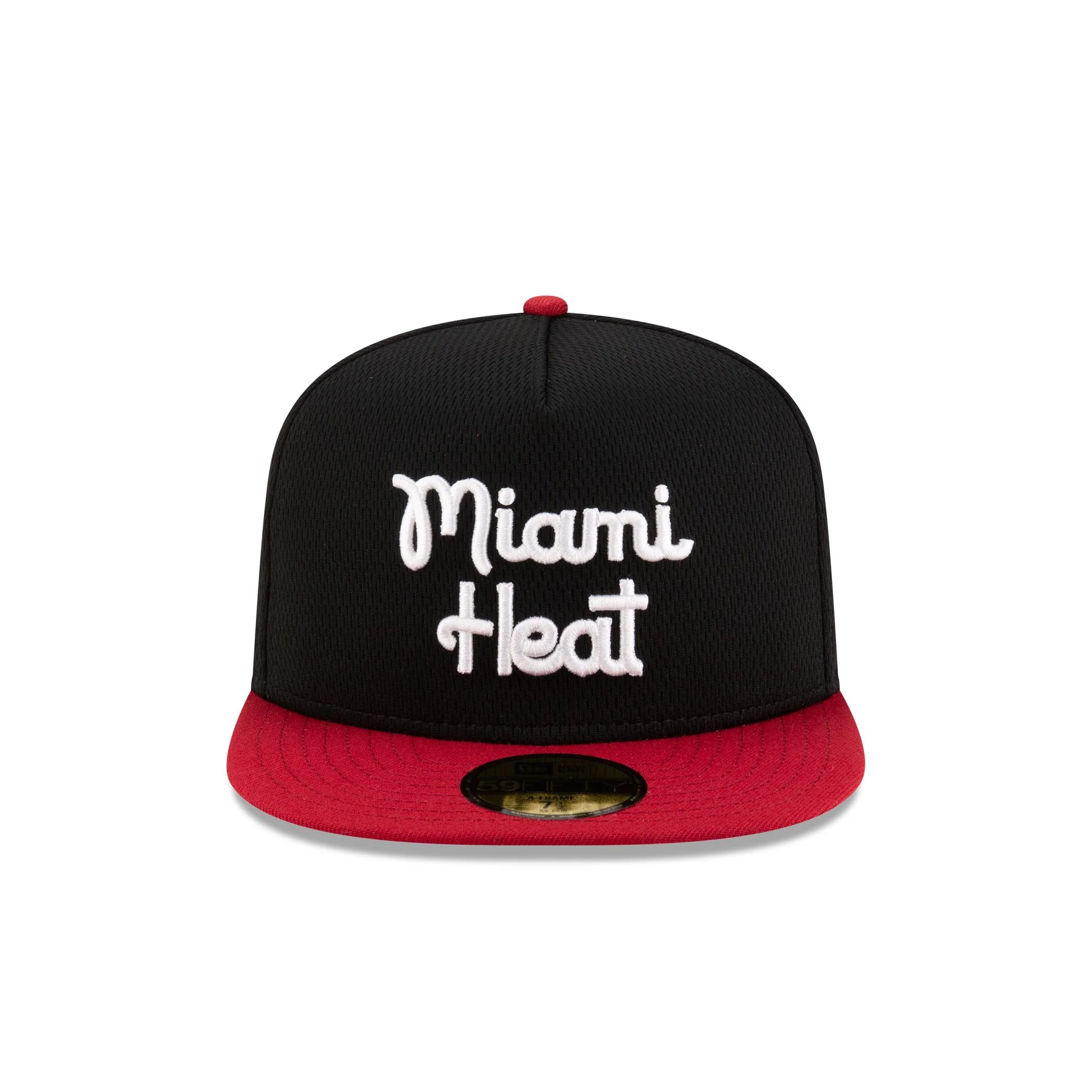 Miami Heat Dashmark Mesh 59FIFTY A-Frame Fitted Hat